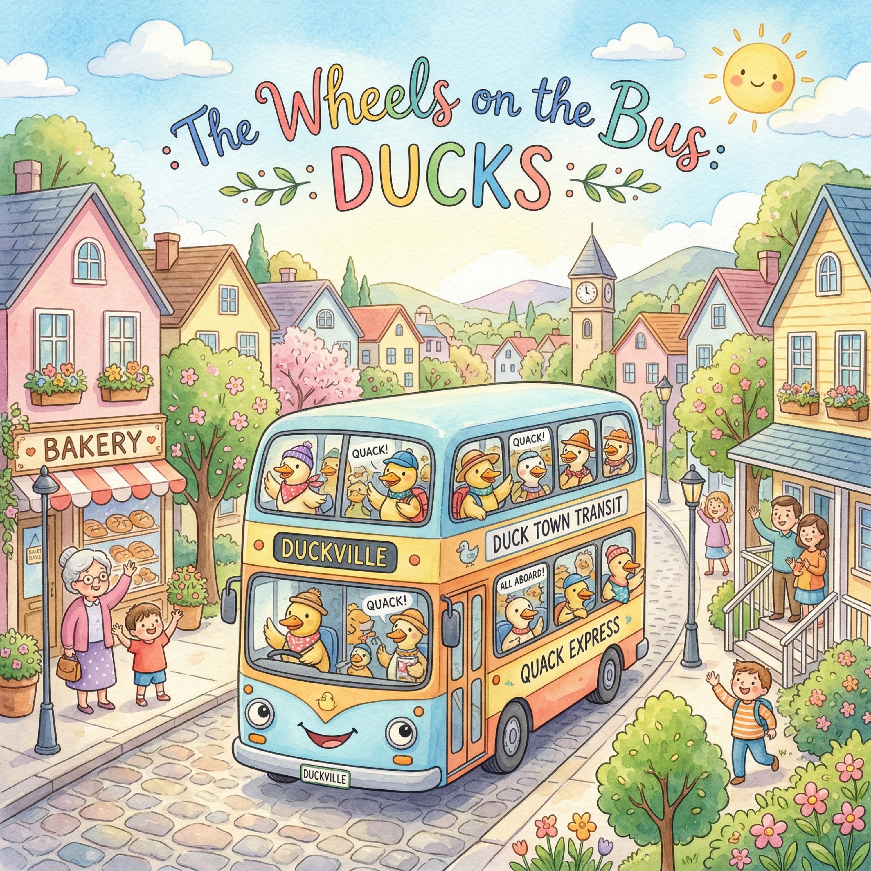The Wheels On The Bus : Ducks artwork