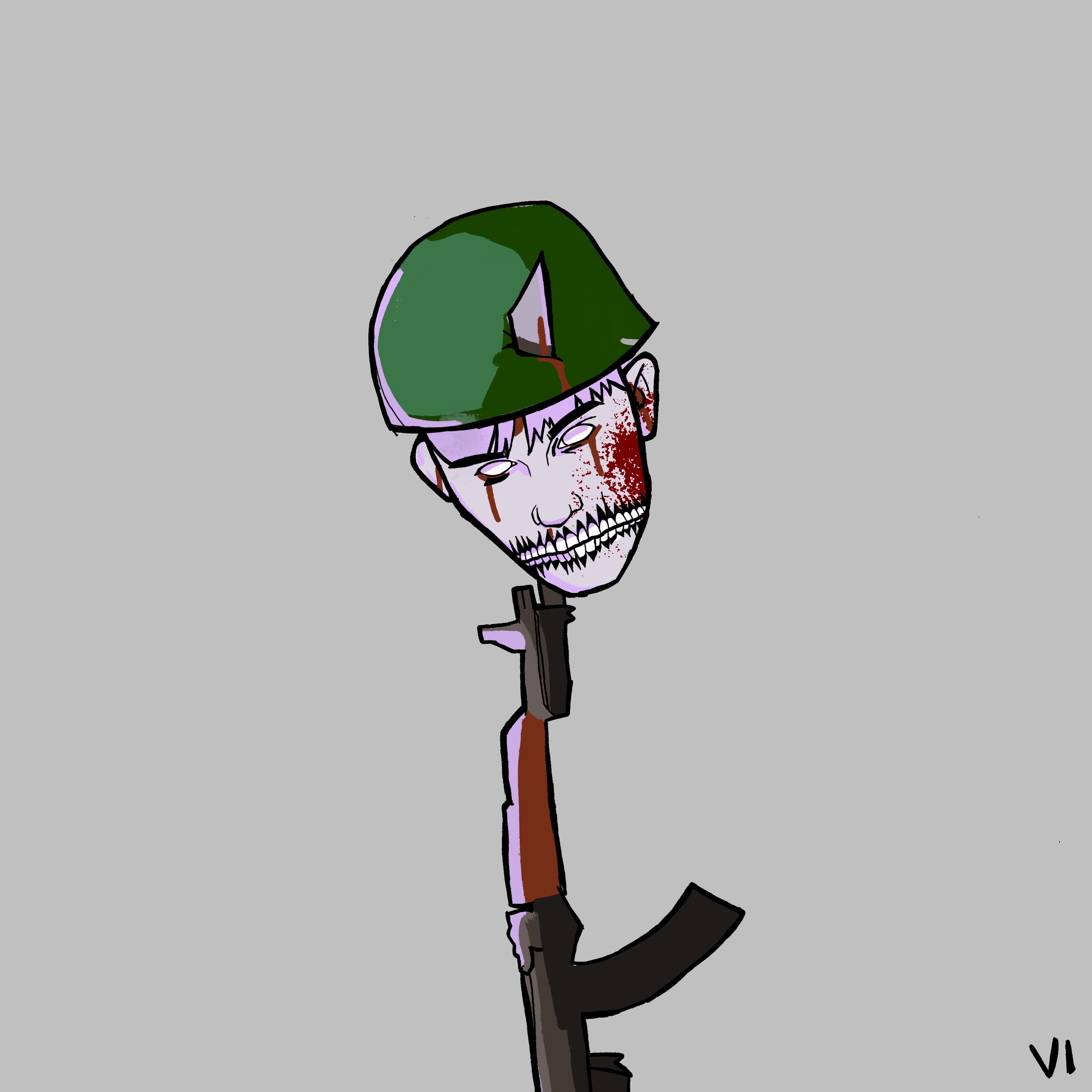 SHOOT HIM IN HIS FACE artwork