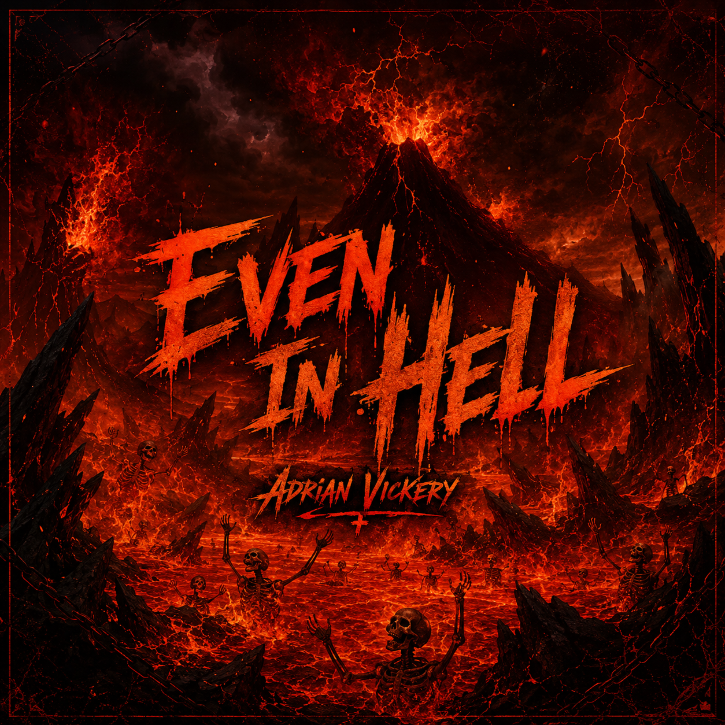 Even In Hell by Adrian Vickery cover art