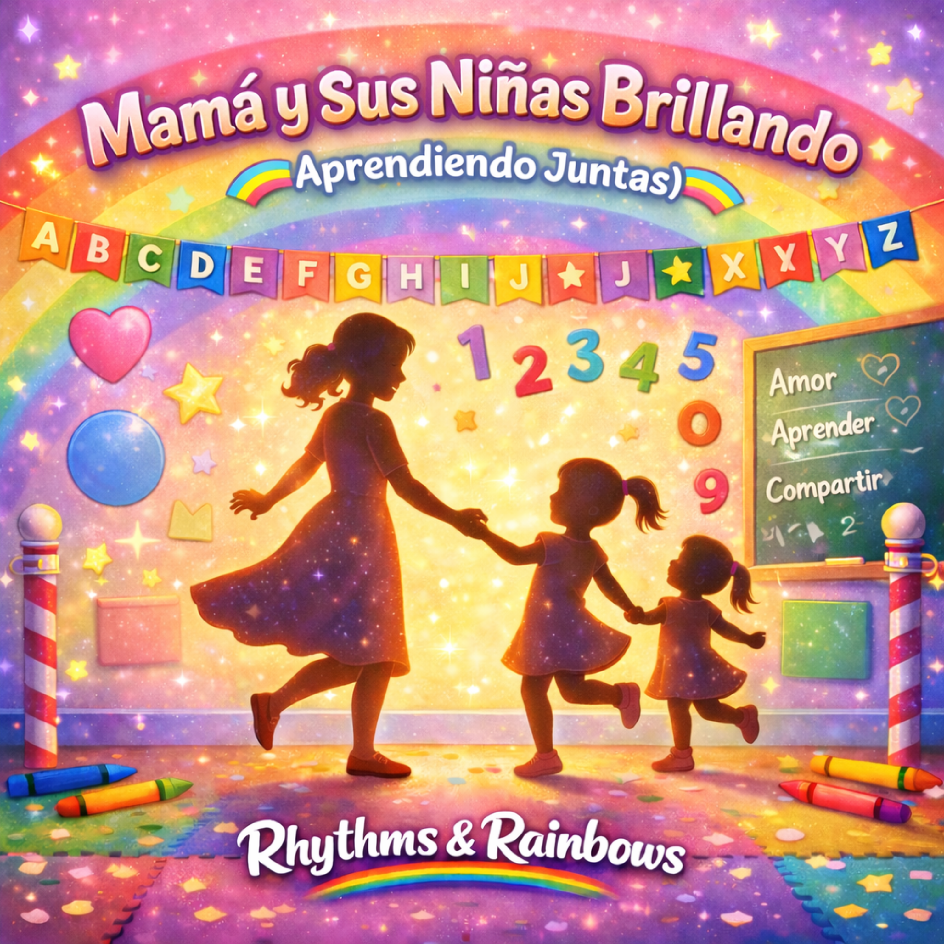 Mamá Y Sus Niñas Brillando artwork