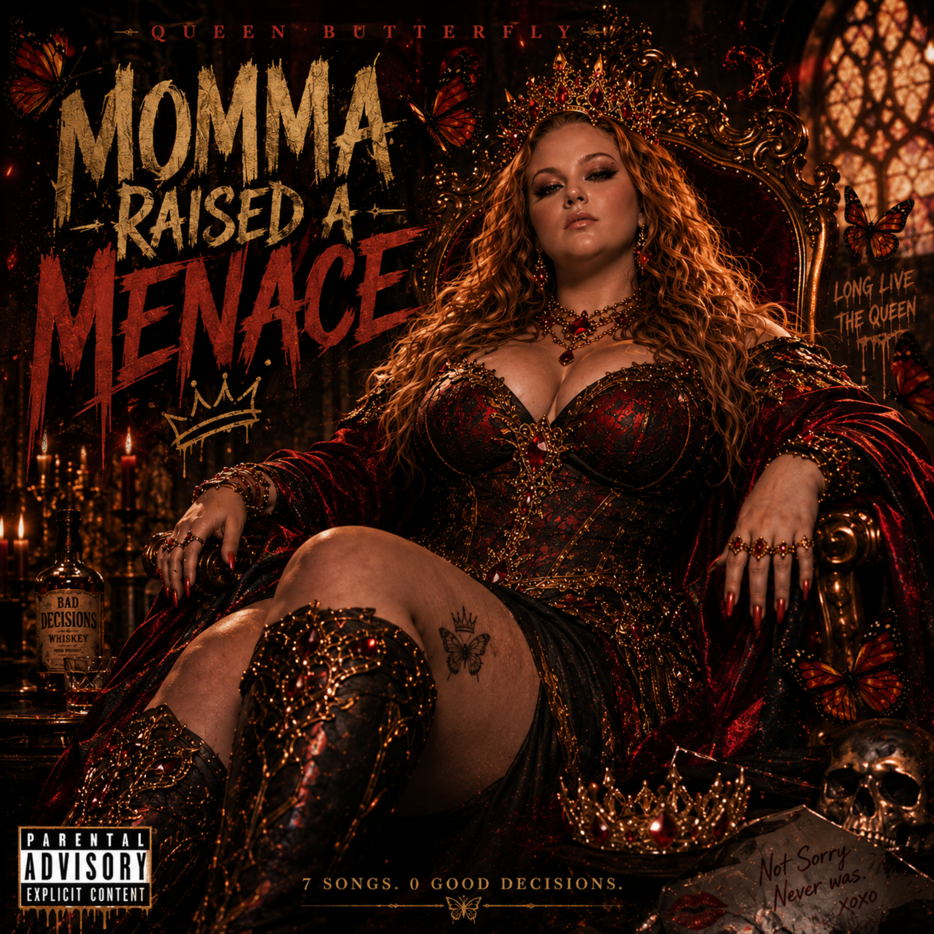 Momma Raised A Menace by Queen Butterfly cover art