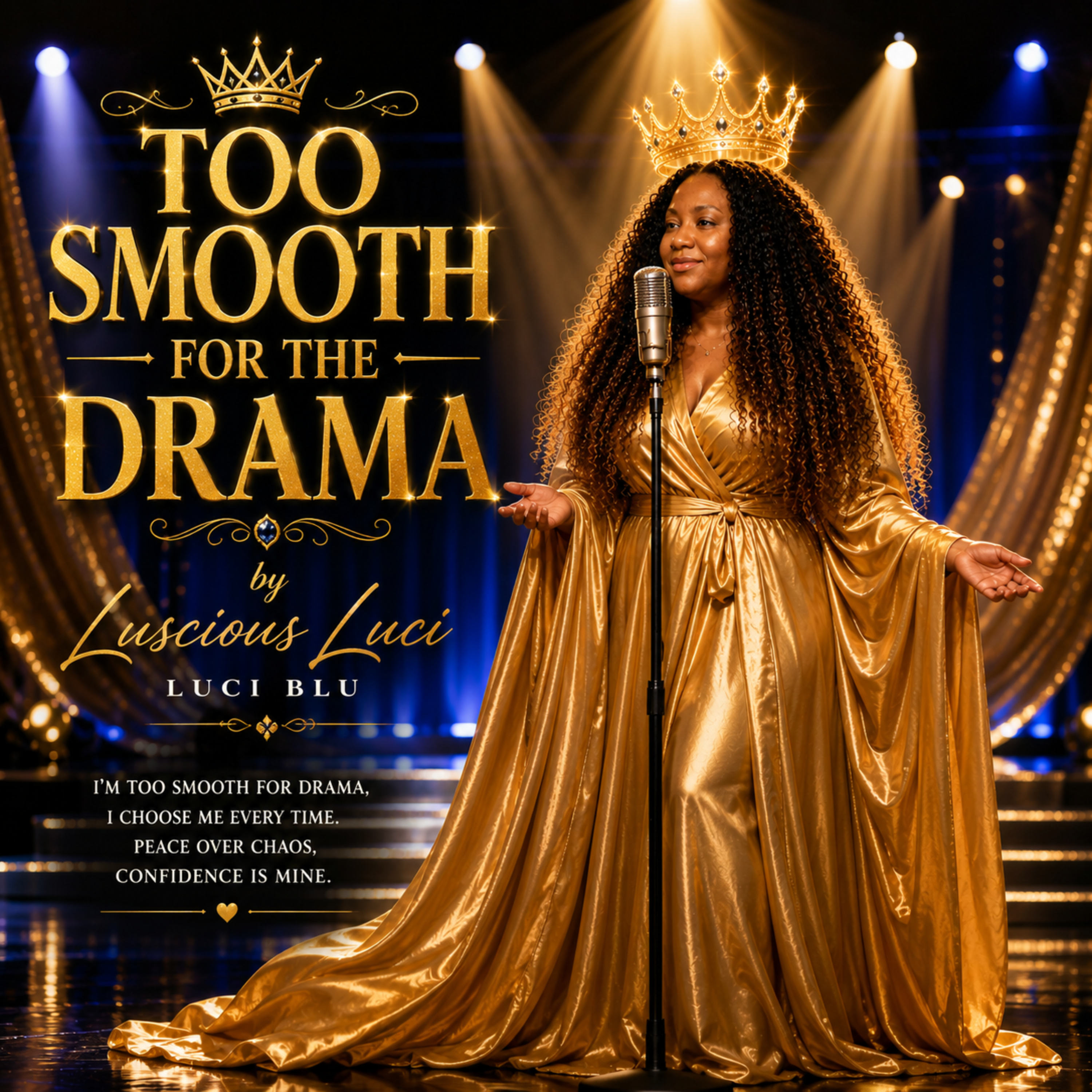 Too Smooth For The Drama by luci blu cover art