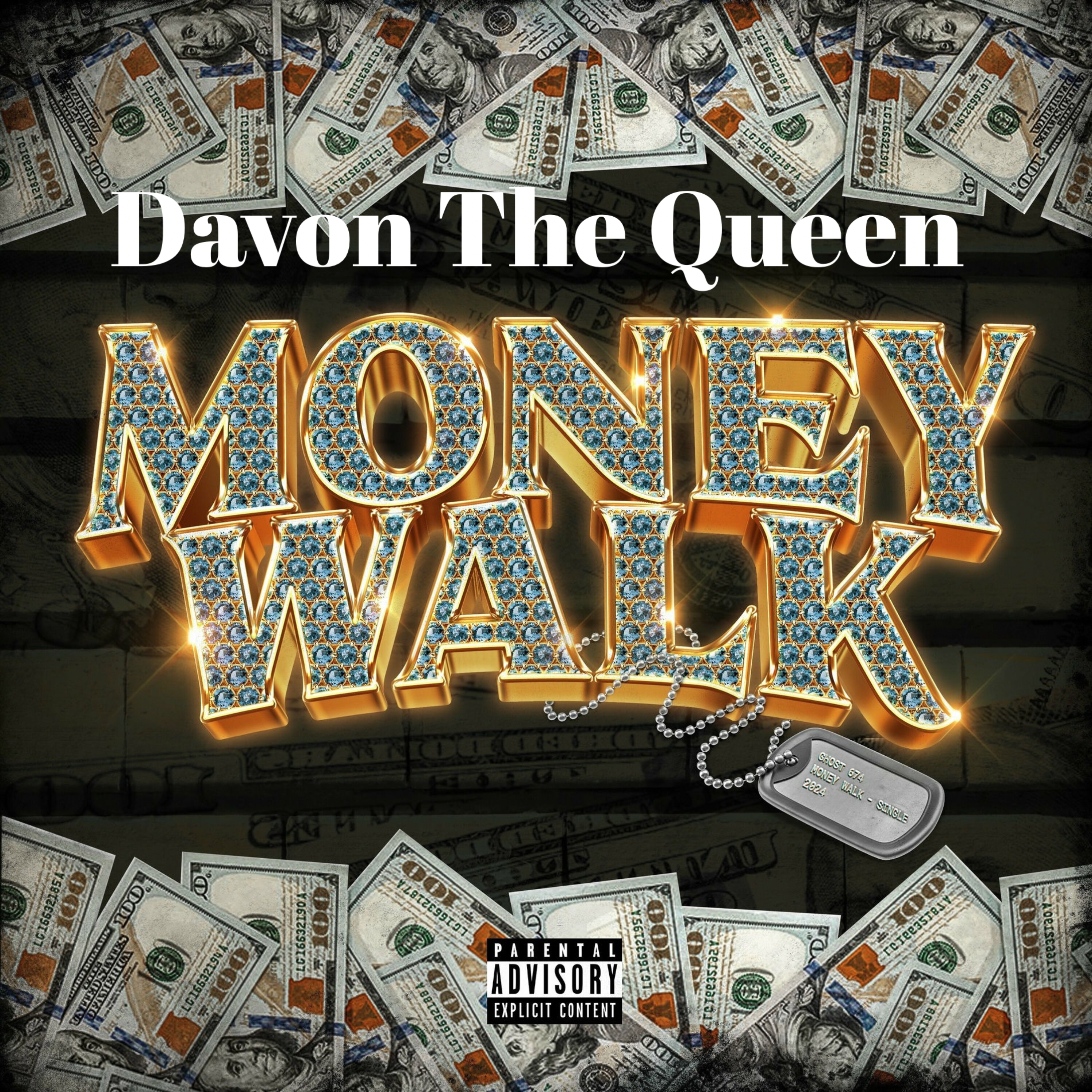 Money Walk by Davon The Queen cover art