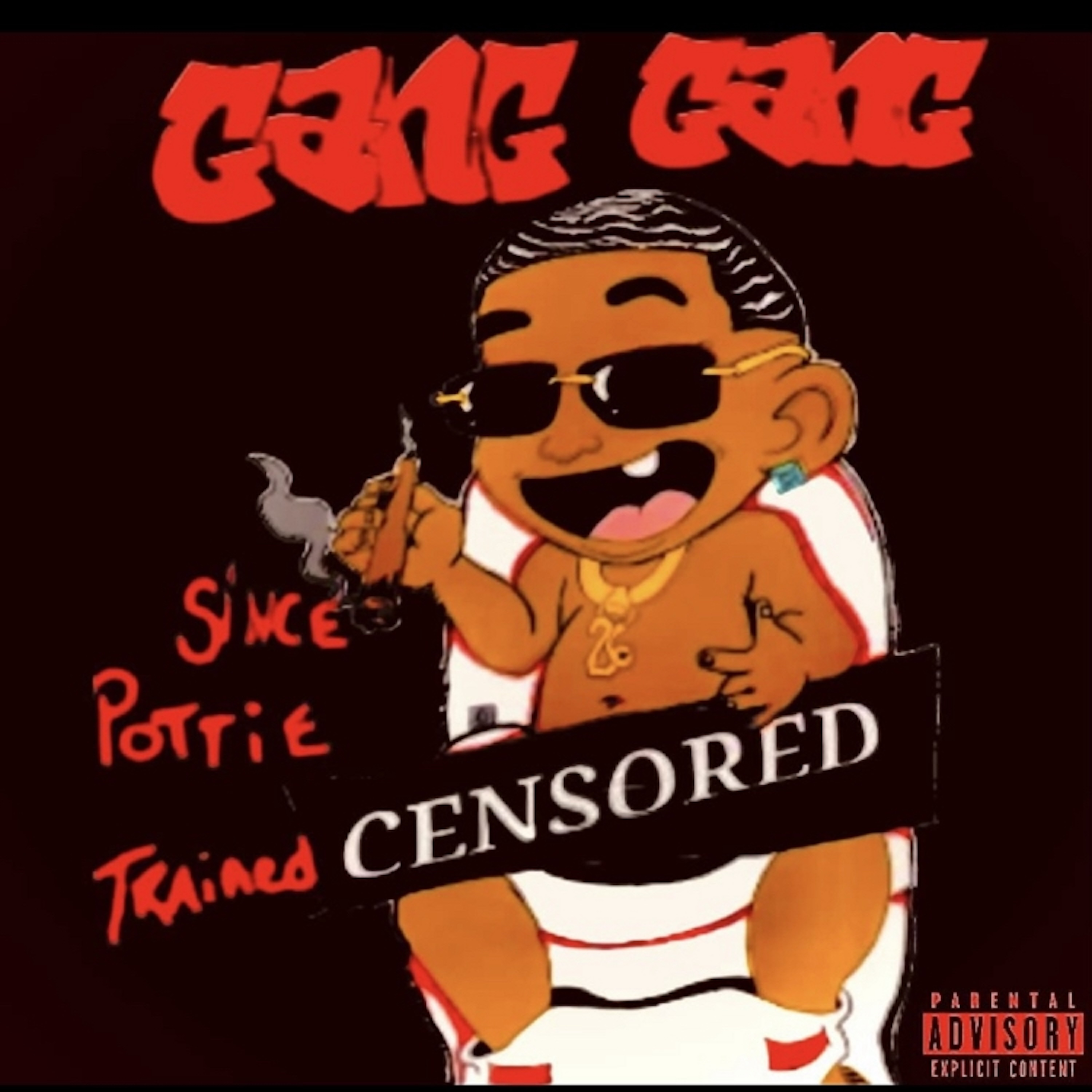 Gang Gang Since Pottie Trained artwork