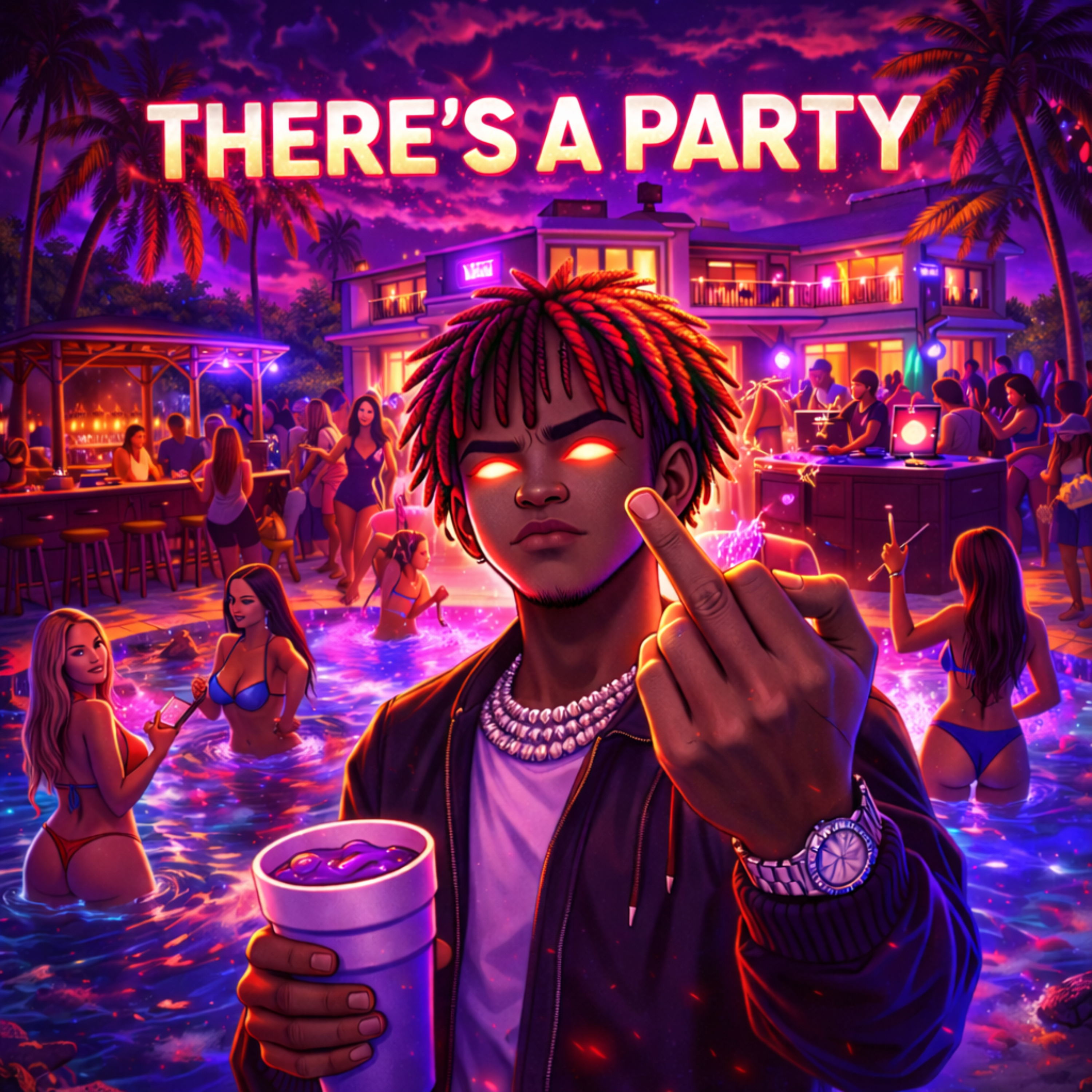There’s A Party artwork