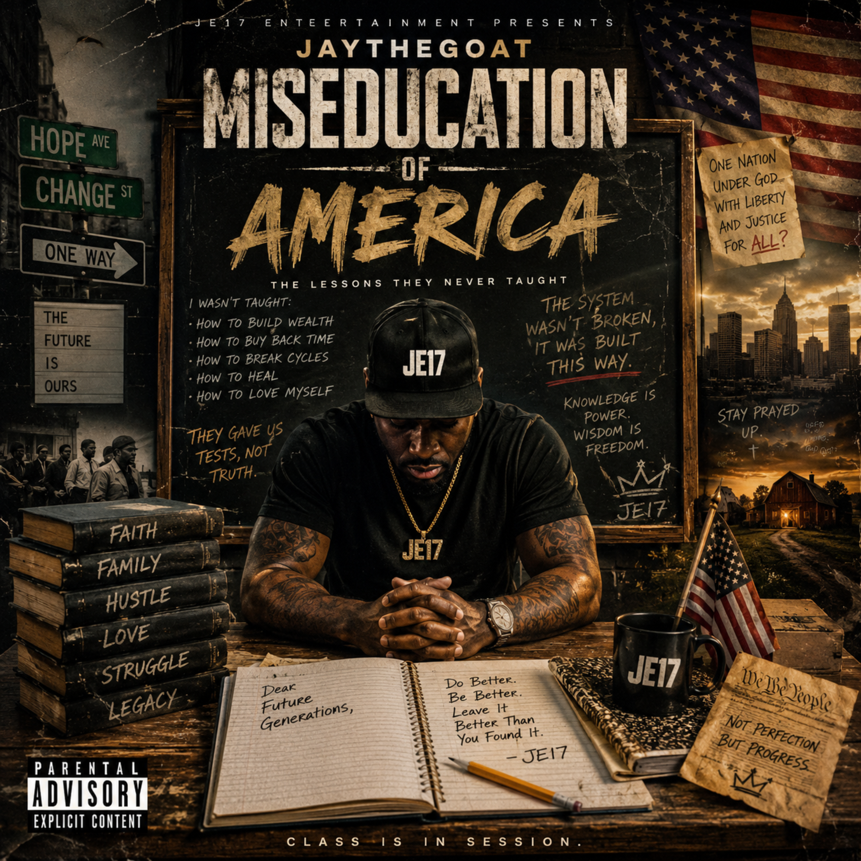 MIDEDUCATION OF AMERICA by JayTheGOAT cover art