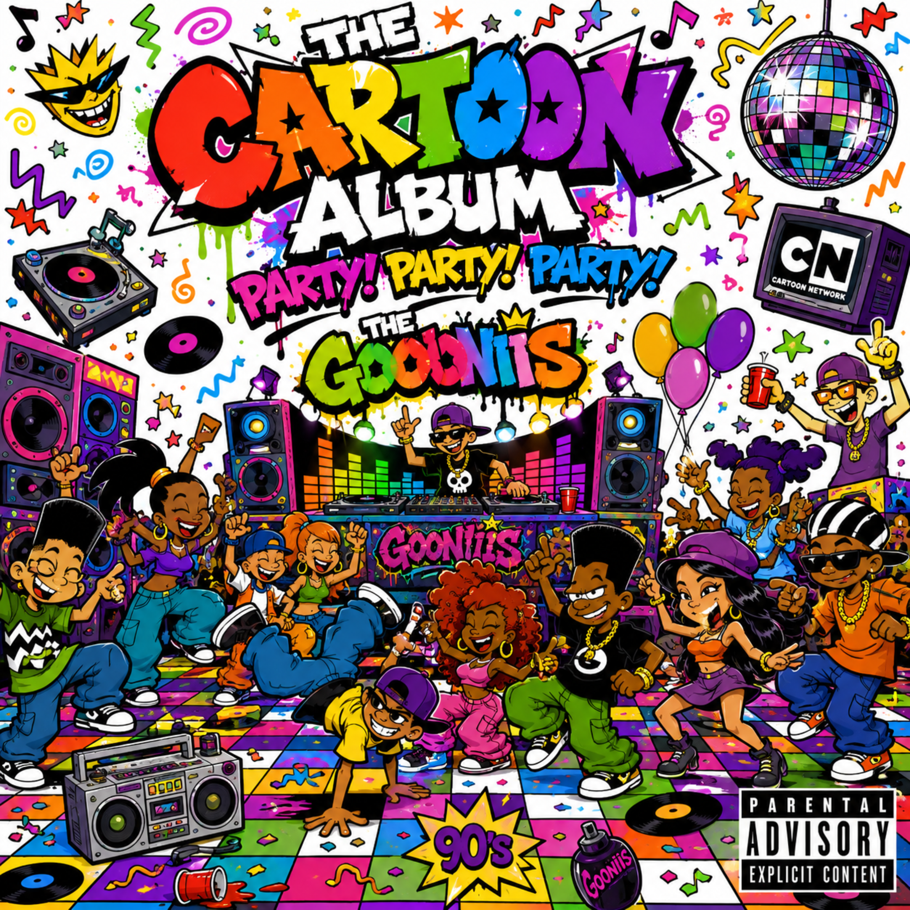 The Cartoon Album (PARTY PARTY PARTY) by The Gooniis cover art