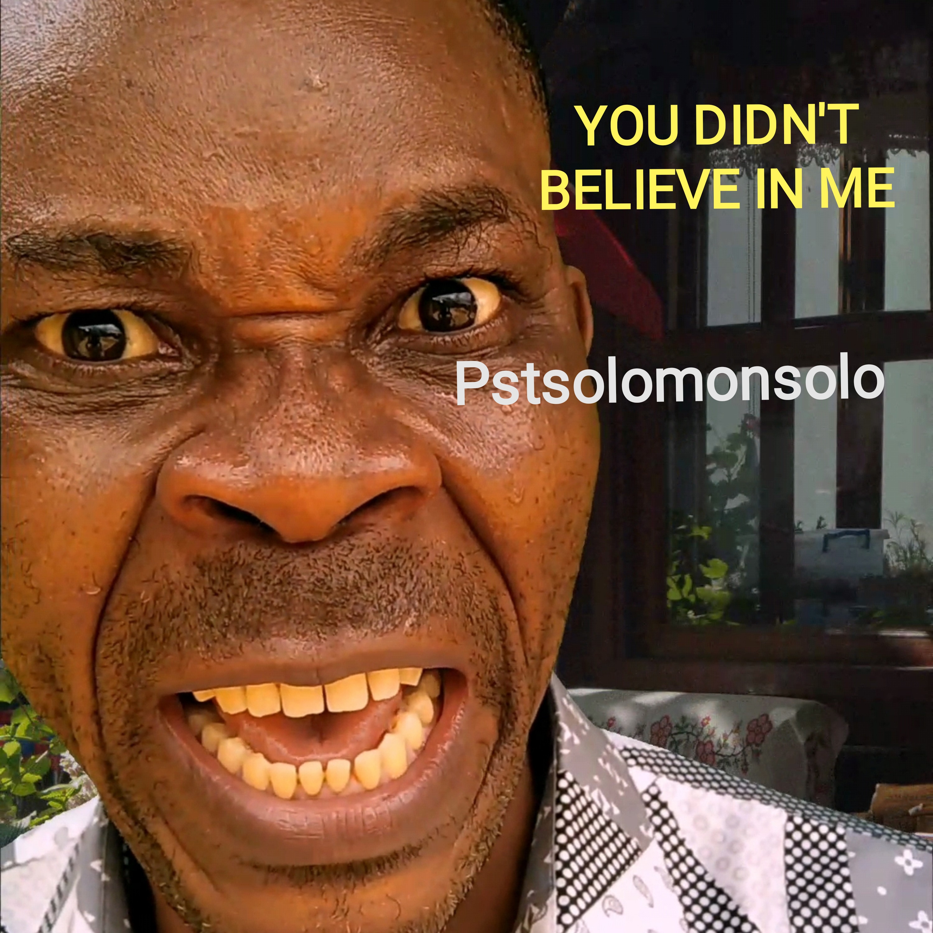 YOU DIDN'T BELIEVE IN ME by PSTSOLOMONSOLO cover art