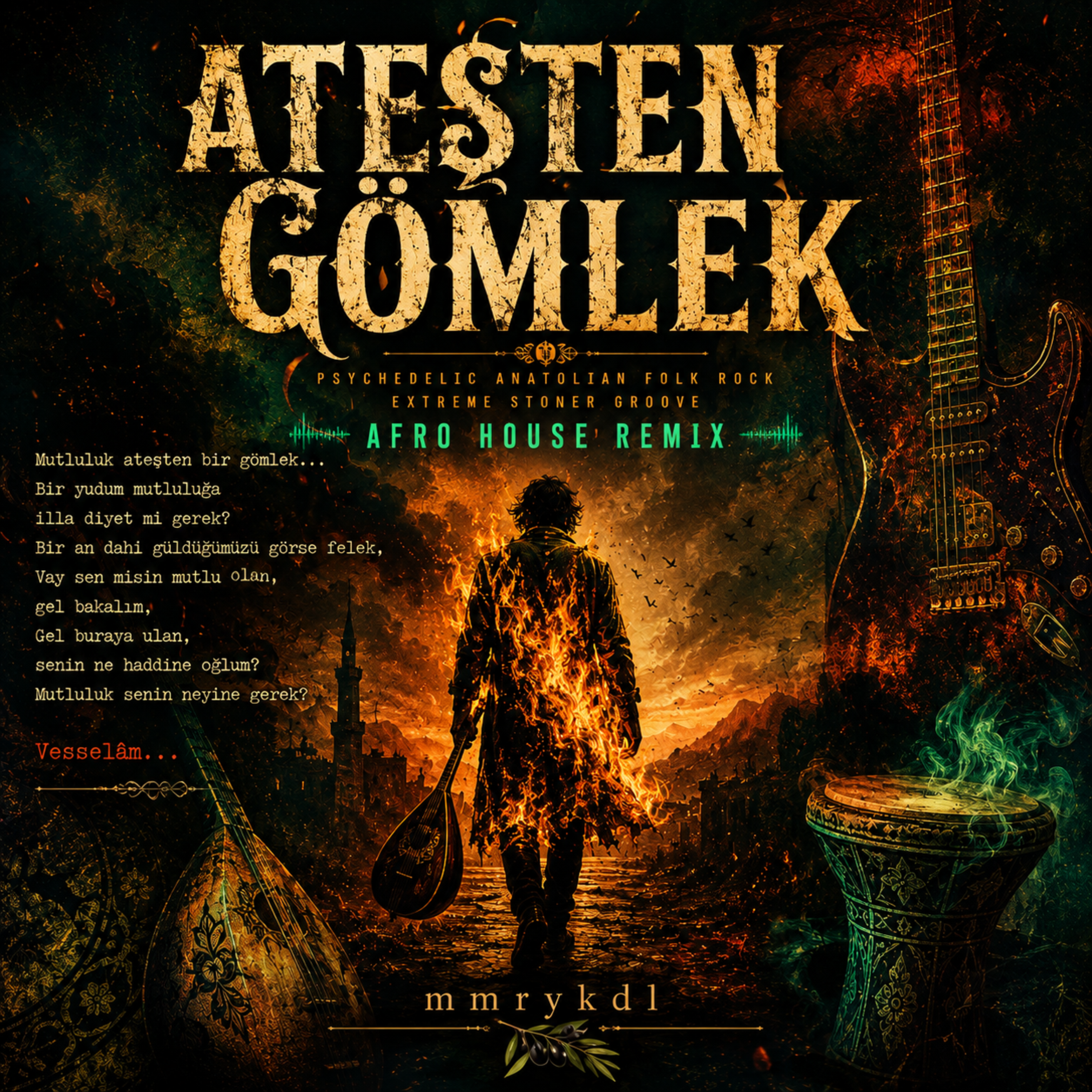 Ateşten Gömlek (afro houseremix) by MMRYKDL cover art