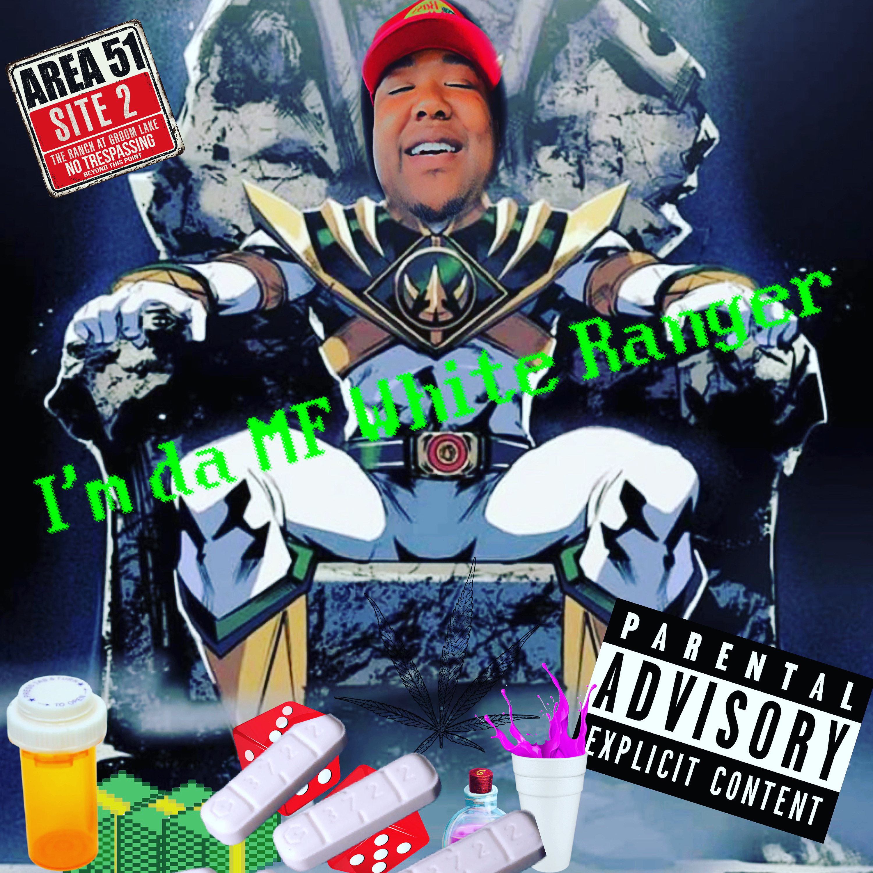 Im Da Mf White Ranger artwork