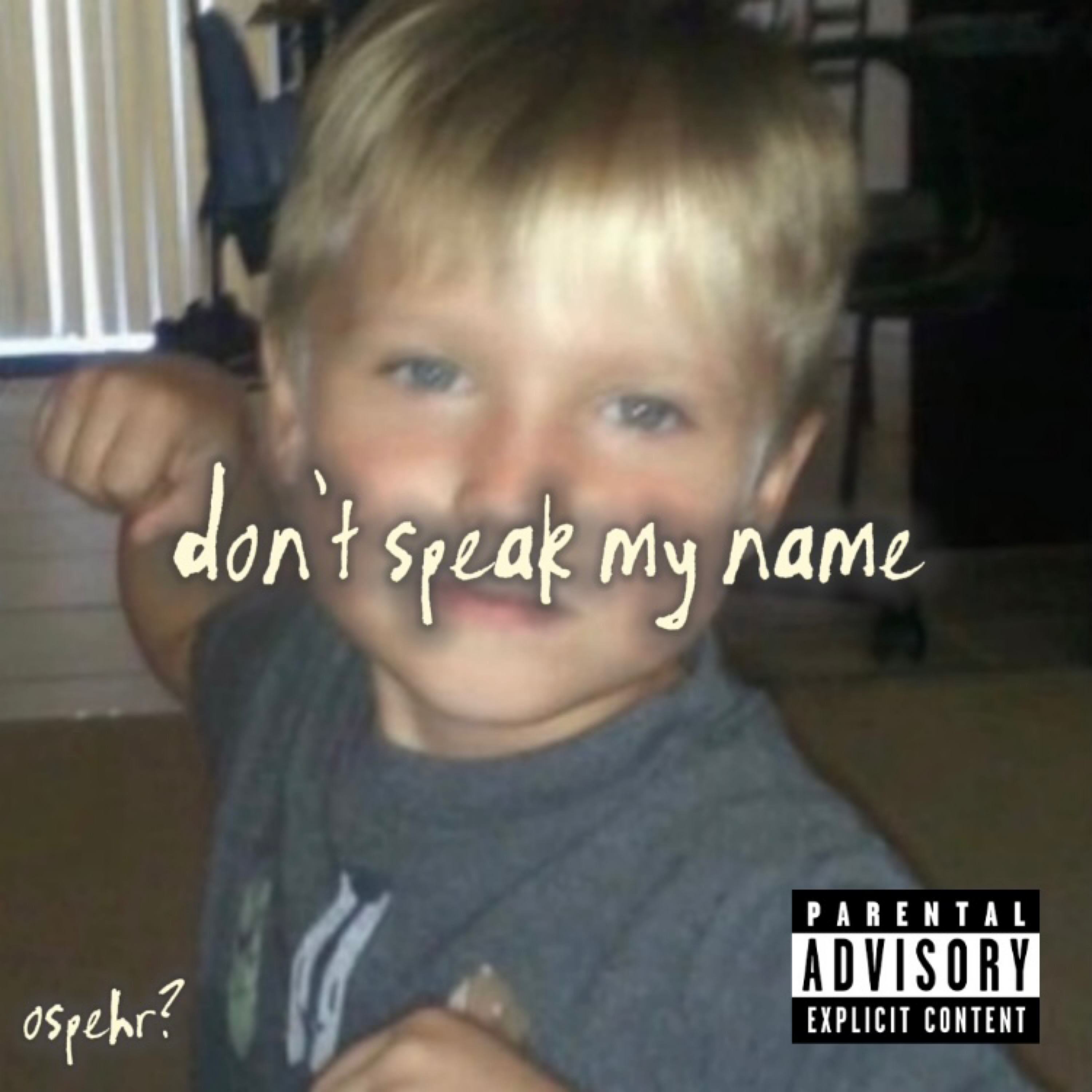 don't speak my name artwork