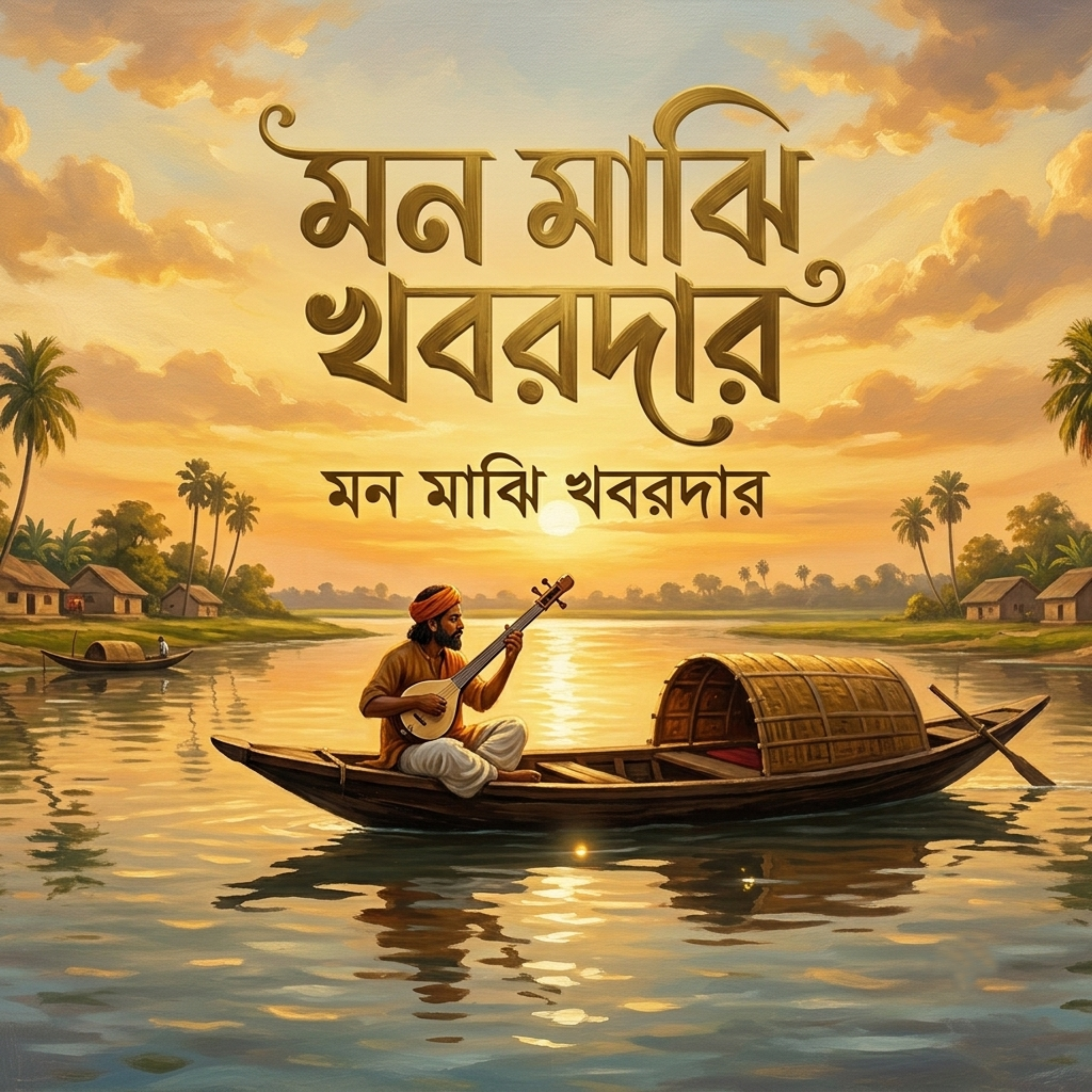 মন মাঝি খবরদার (Mon Majhi Khobordar) by Rabiul Karim cover art