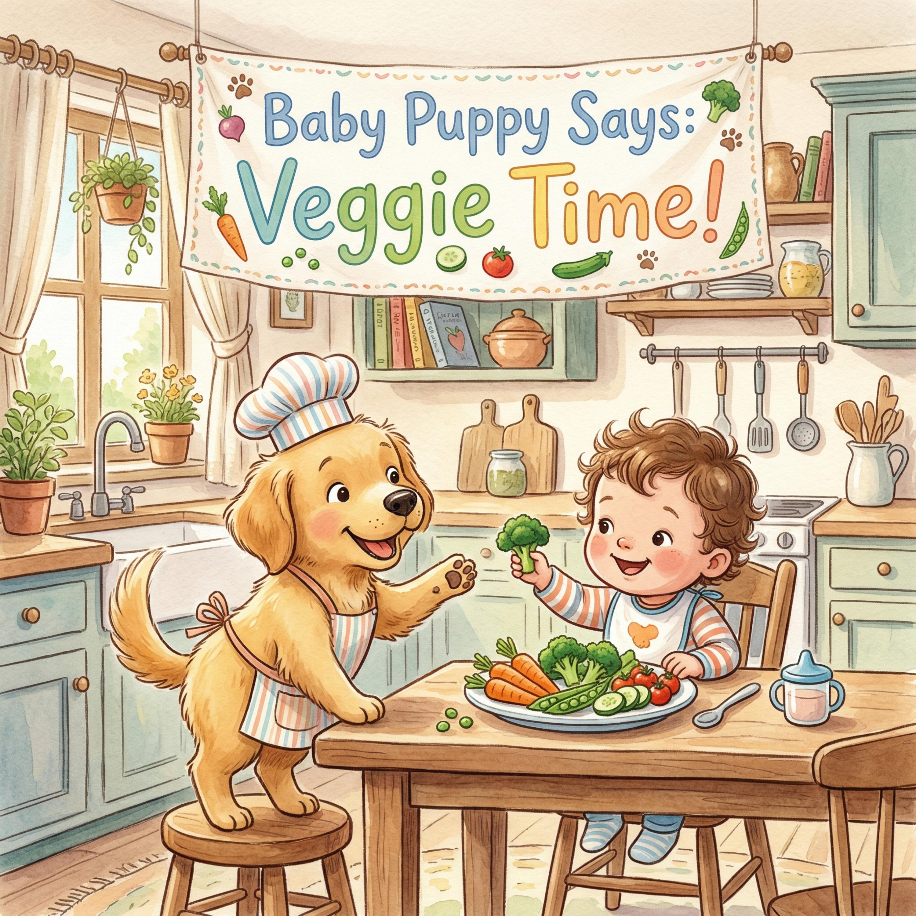 Baby Puppy Says : Veggie Time! artwork