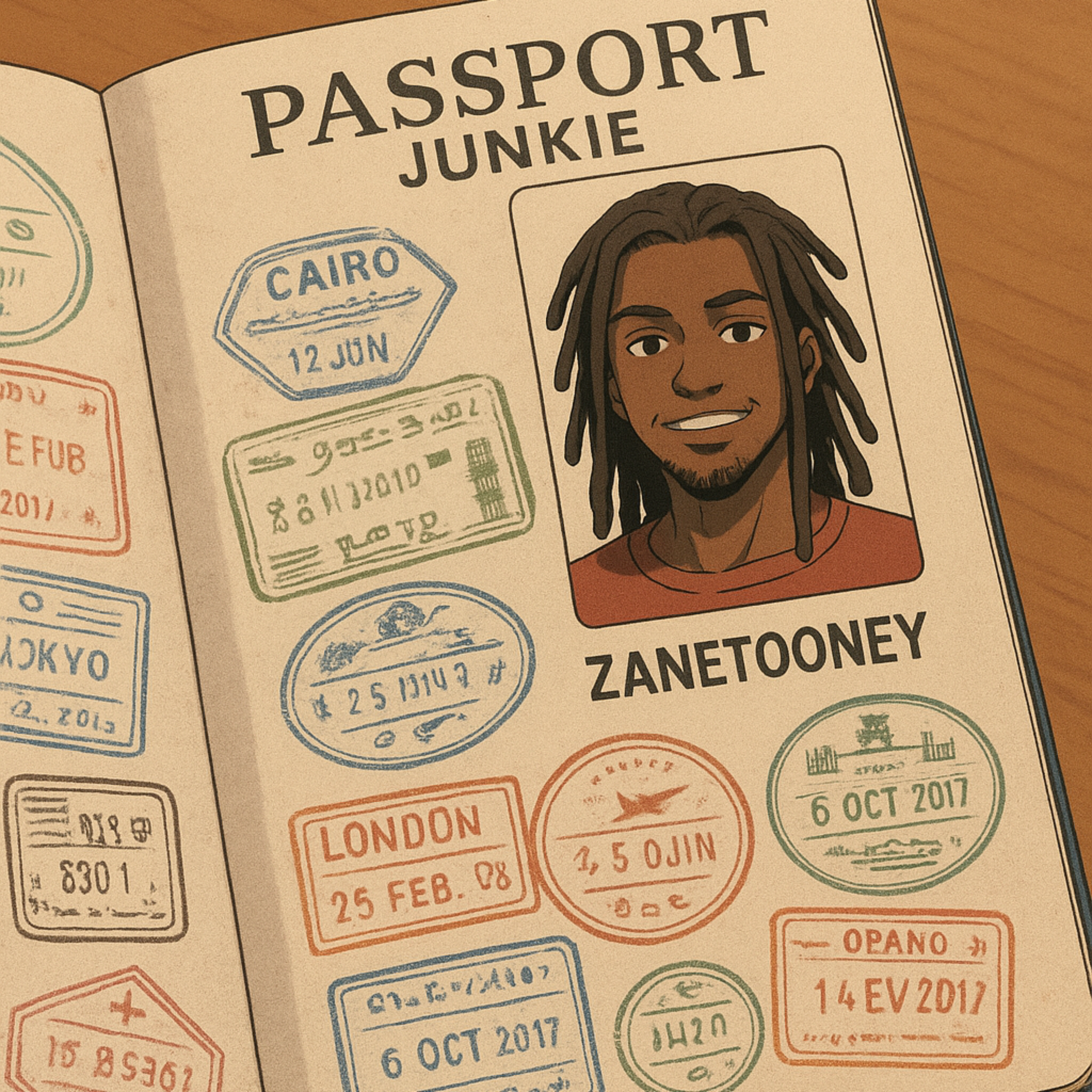 Passport Junkie artwork