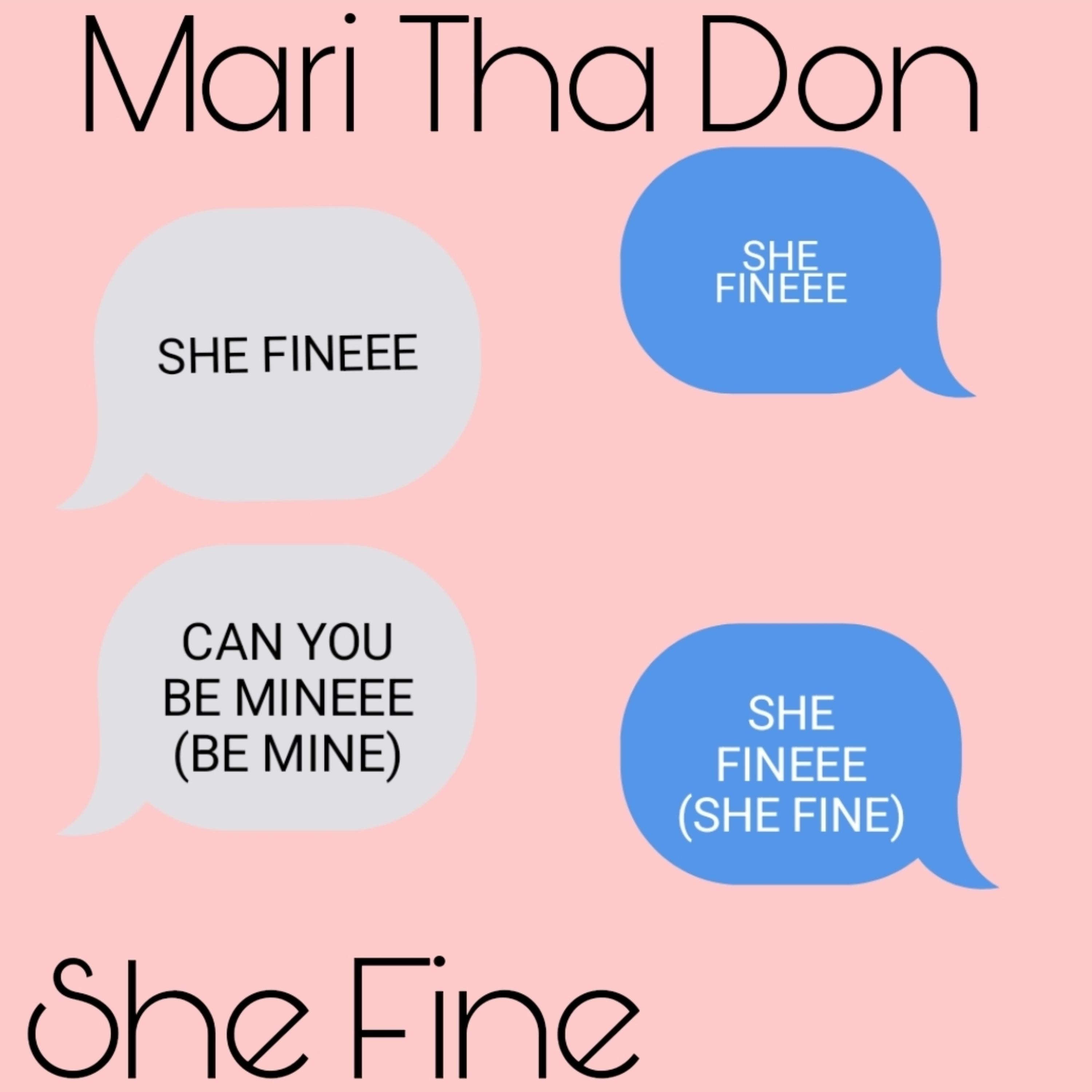 SHE FINE by Mari Tha Don cover art