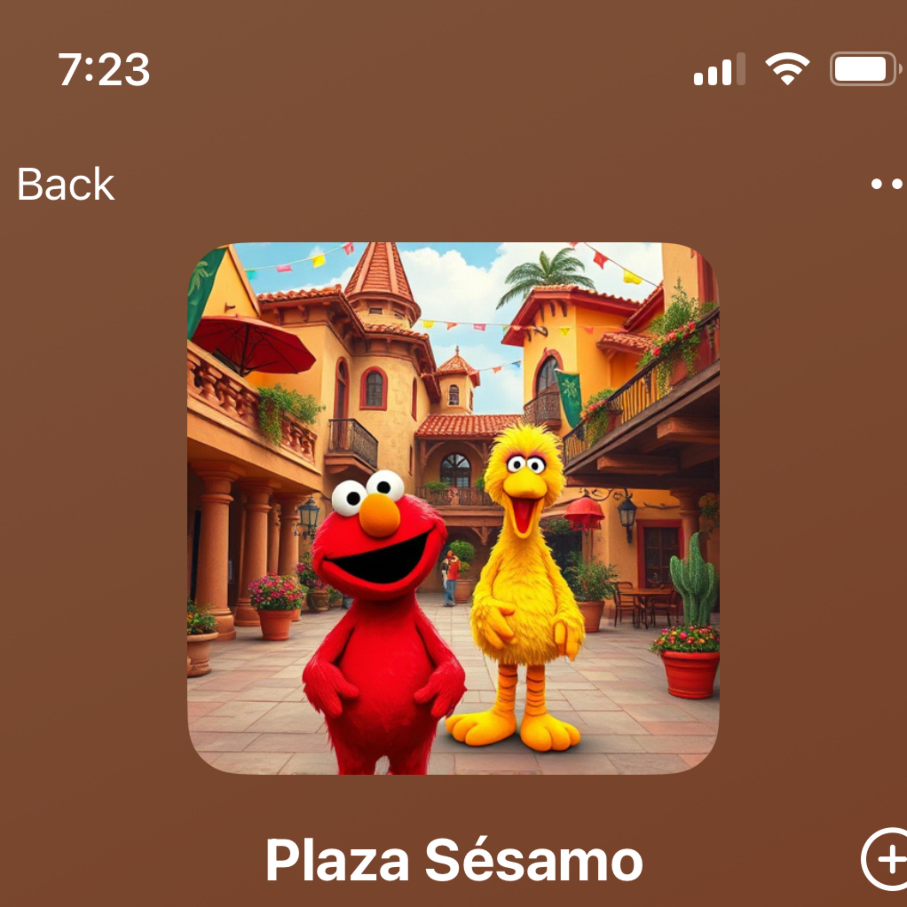 Plaza Sesamo artwork