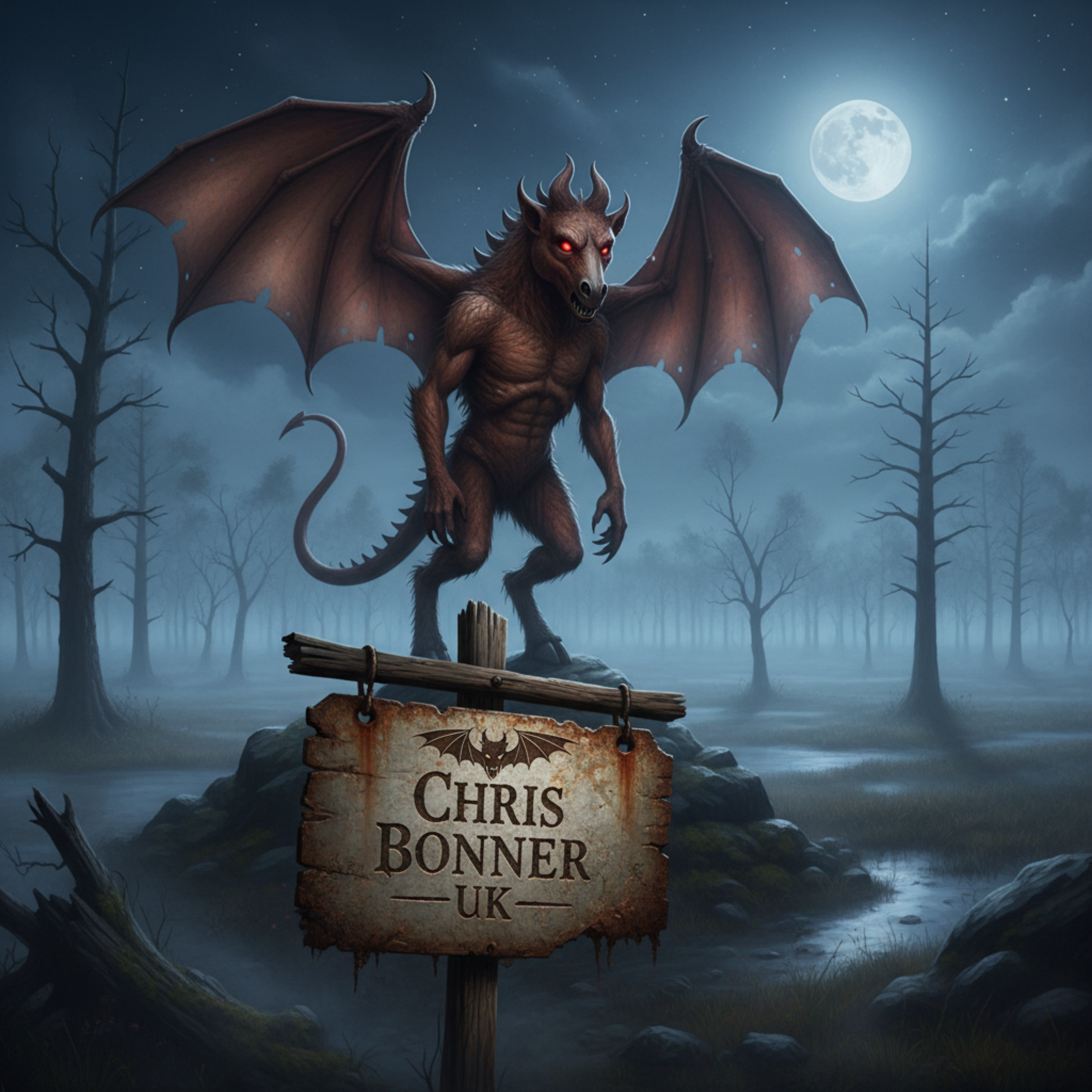 The Jersey Devil by Chris Bonner UK cover art