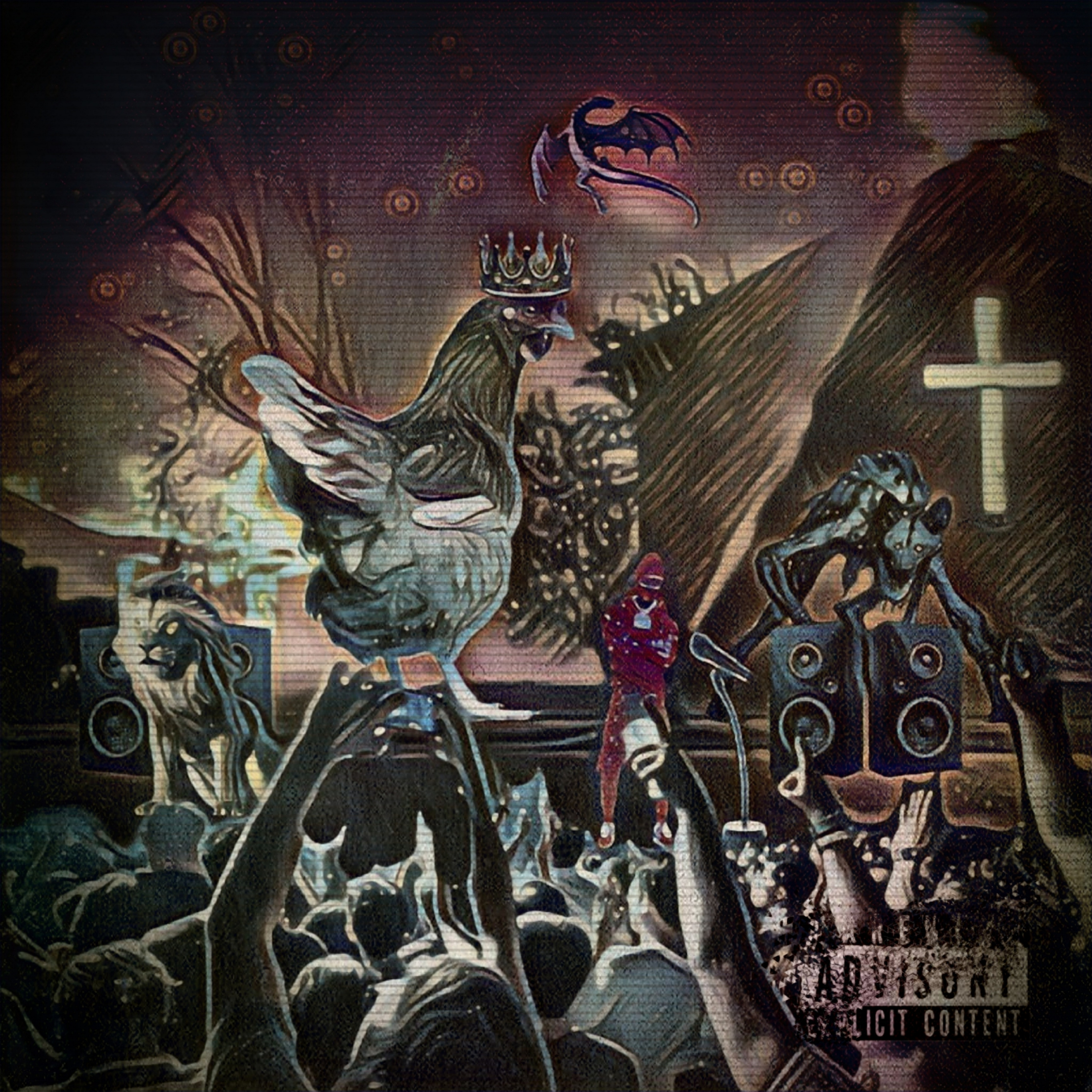 Krispy krunch chicken artwork