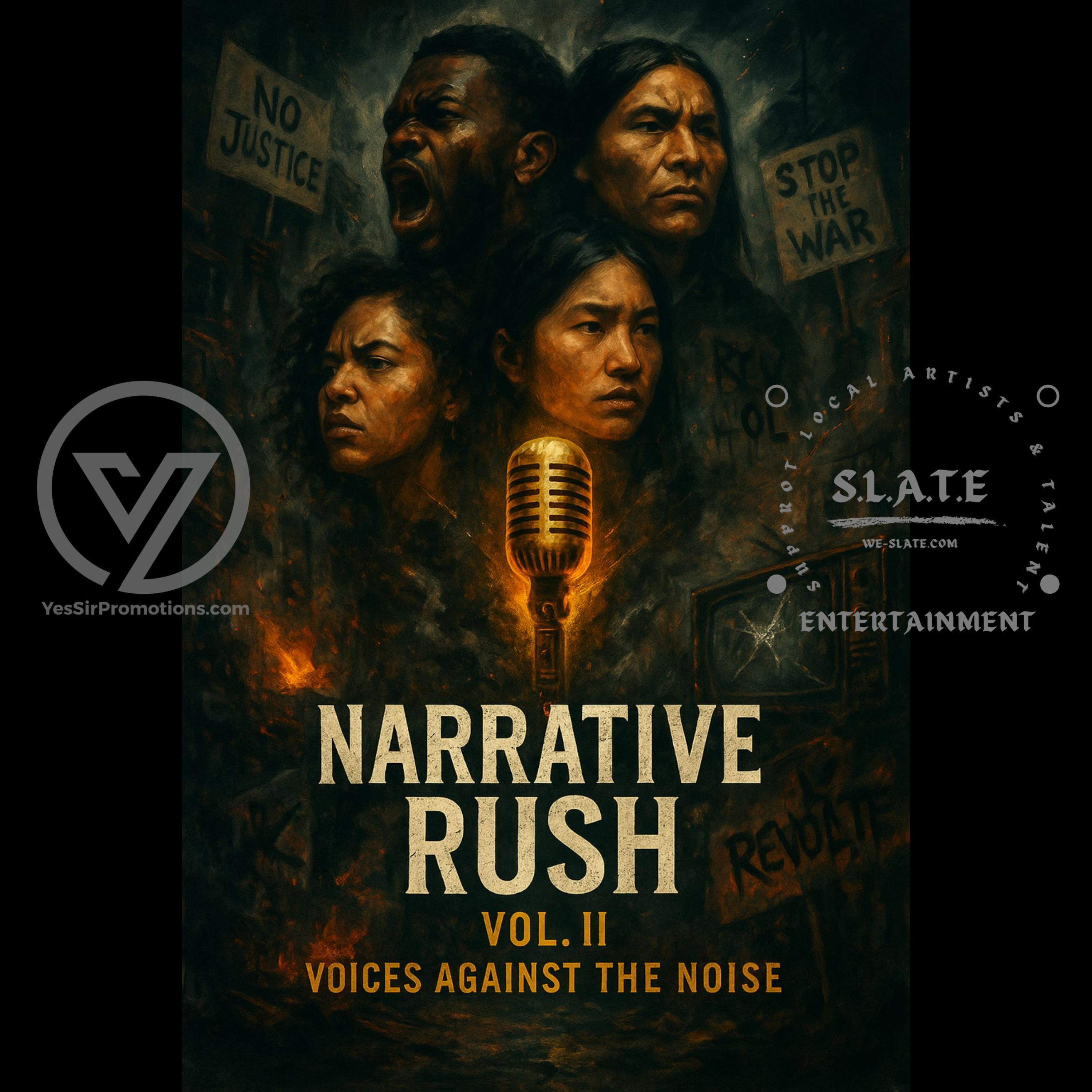 Narrative Rush 2 Voices Against The Noise artwork