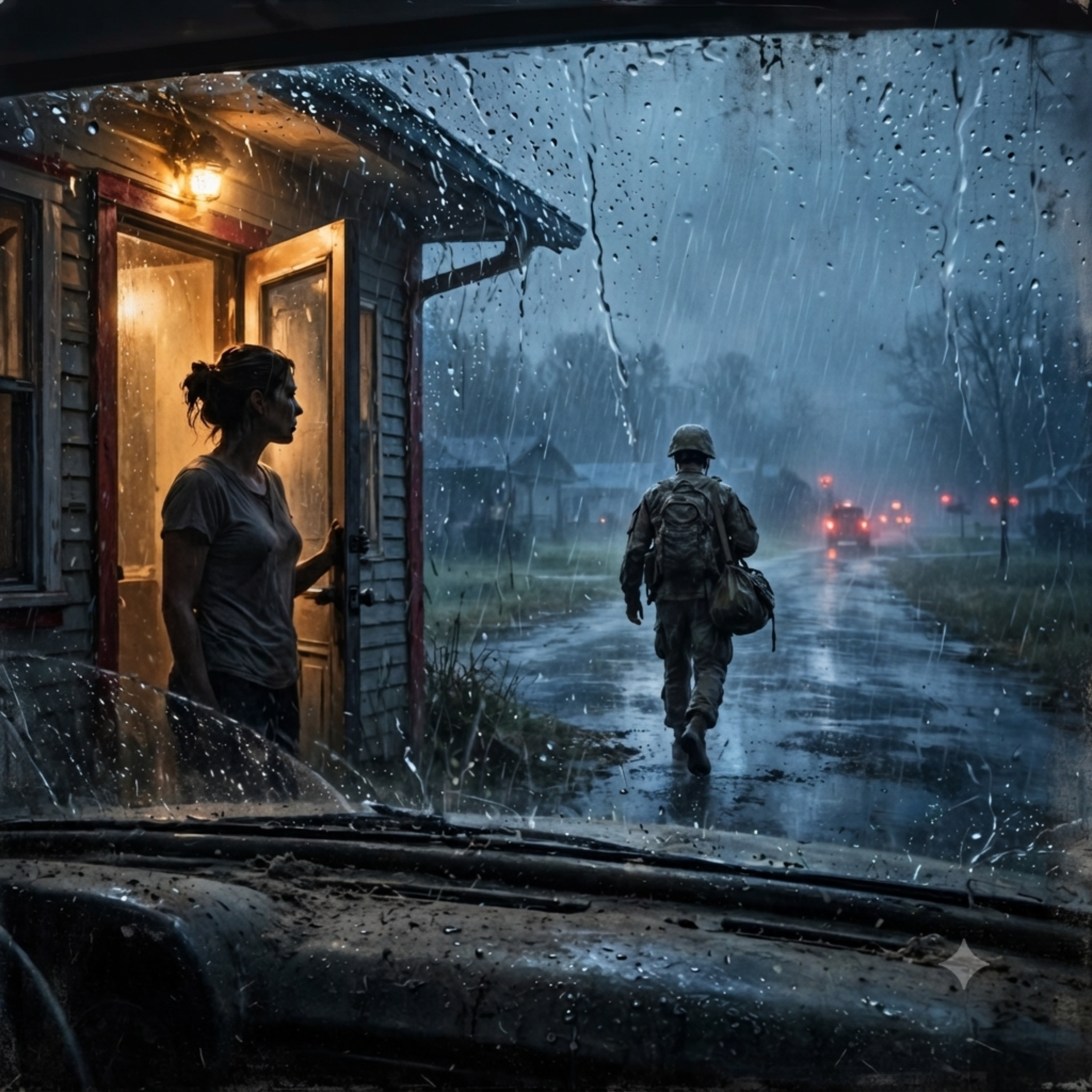 LEAVE A LIGHT ON by Tim Anderson Lyrics cover art