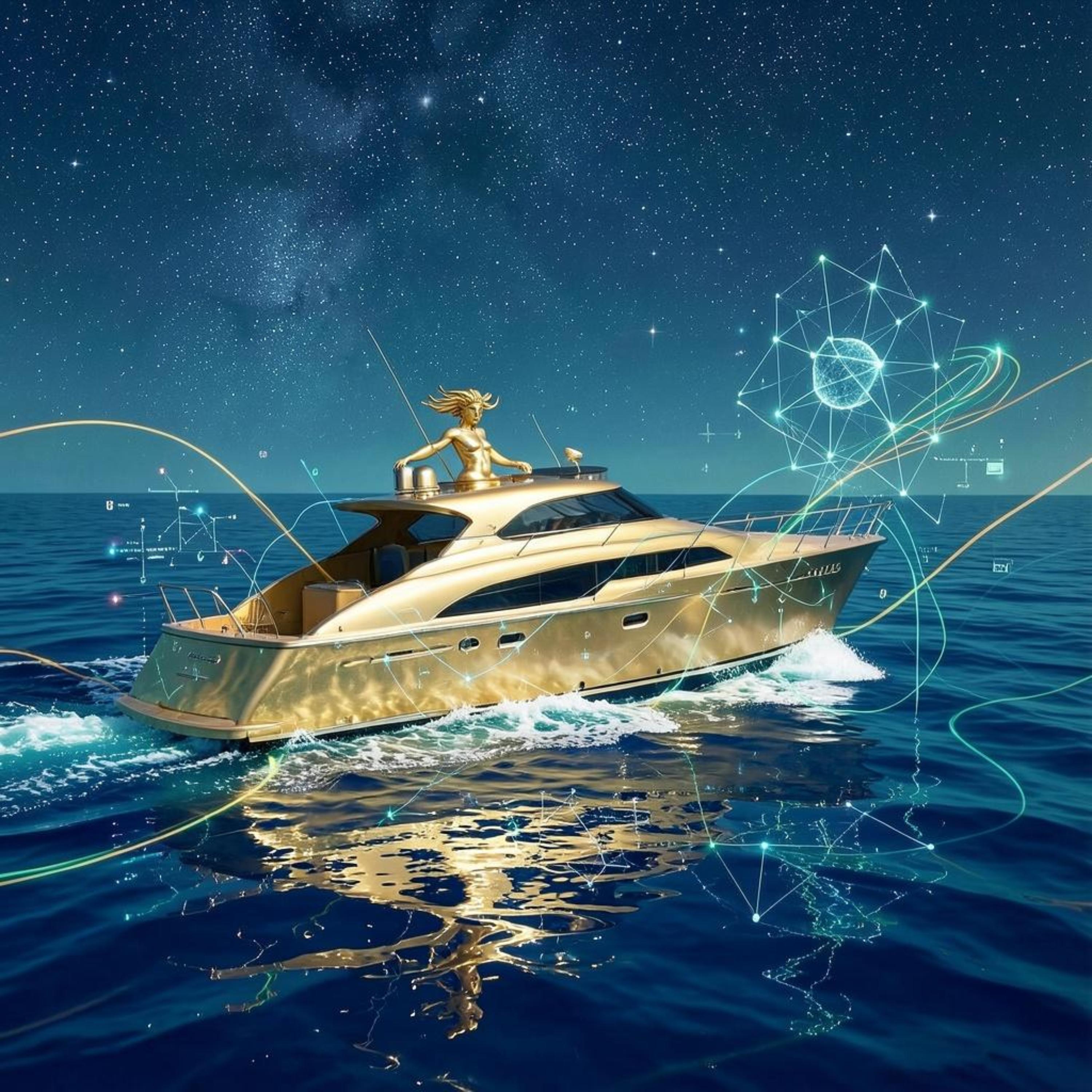 Diamonds in the water, every ripple look rich by Kid Nebula Gold cover art