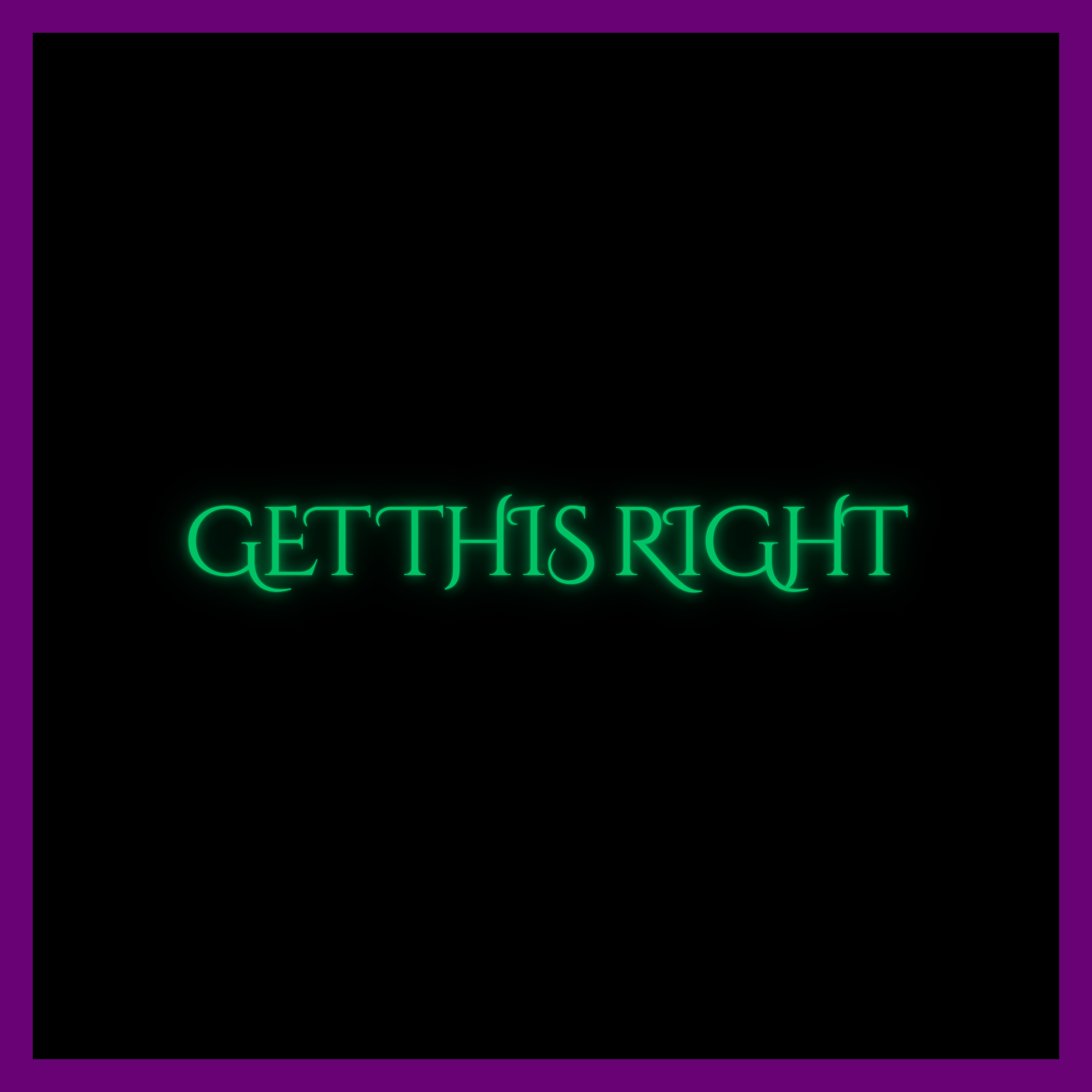 Ge this right (daycore) artwork