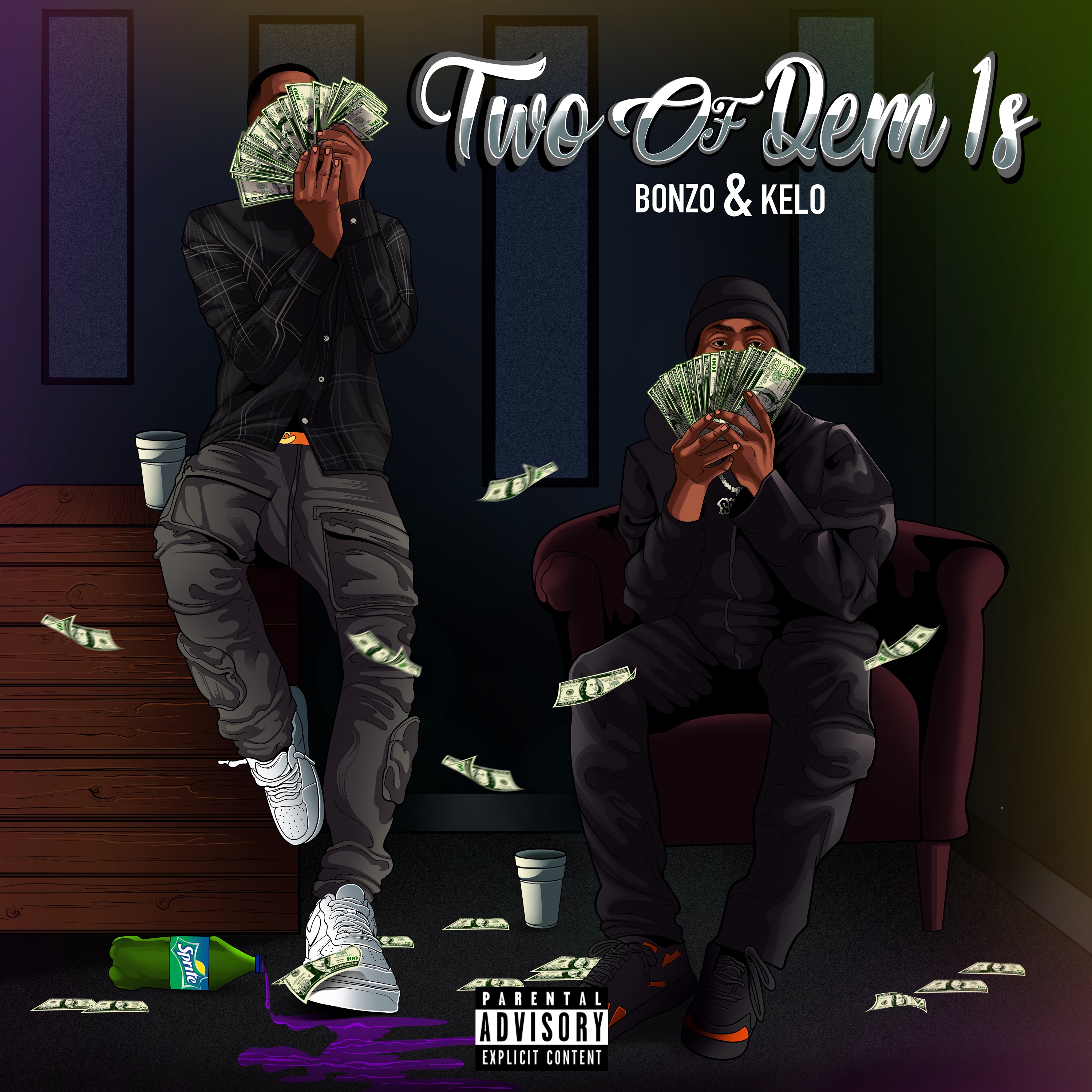 Two Of Dem 1s artwork