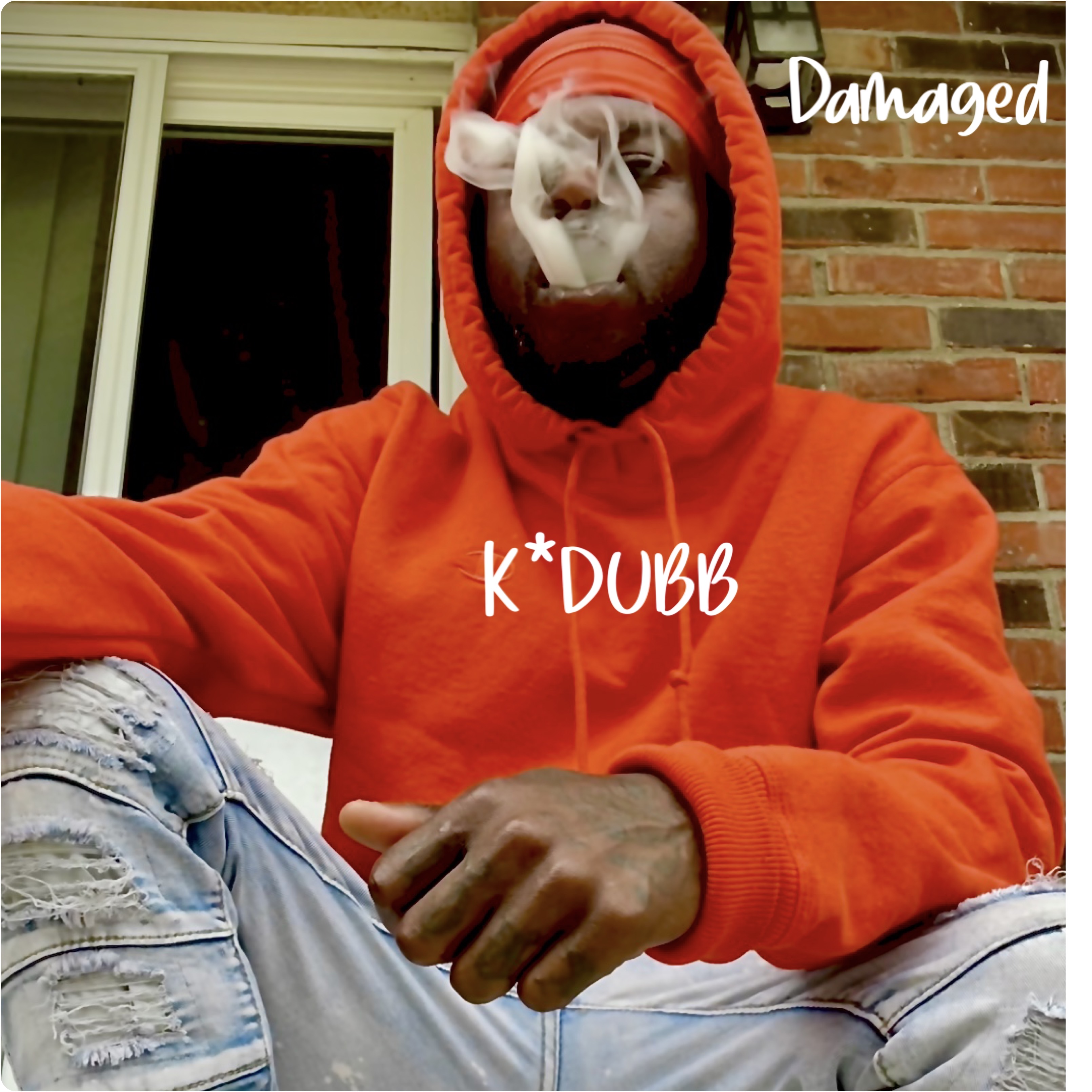 Damaged artwork