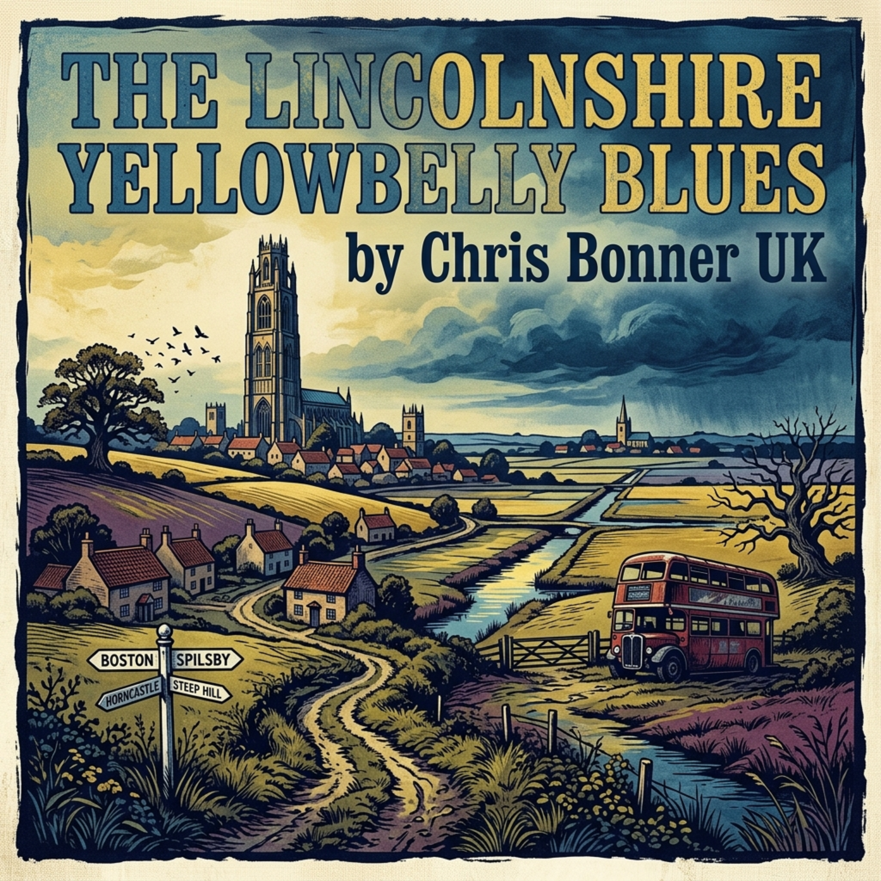 The Lincolnshire Yellowbelly Blues by Chris Bonner UK cover art