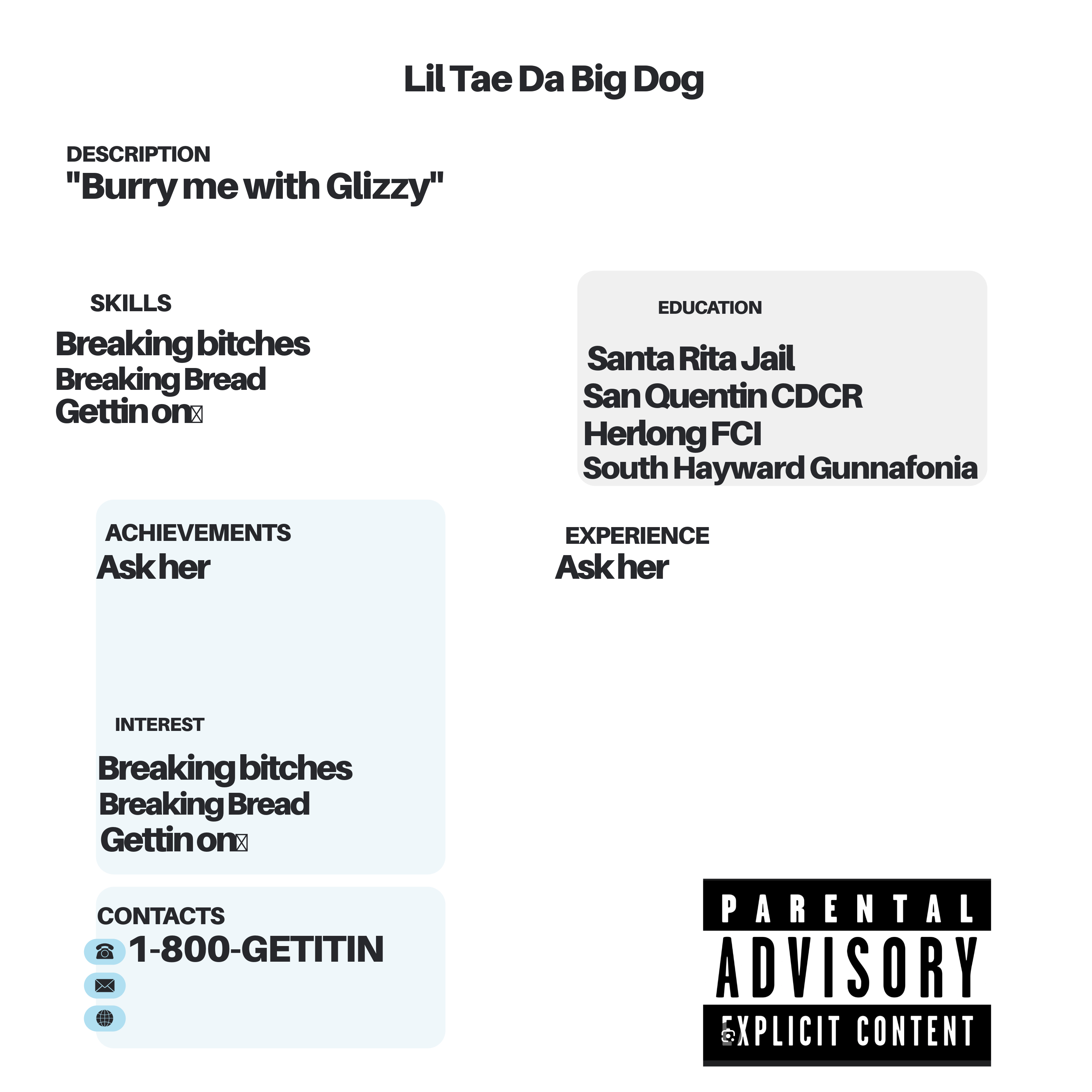 Burry Me With Glizzy artwork