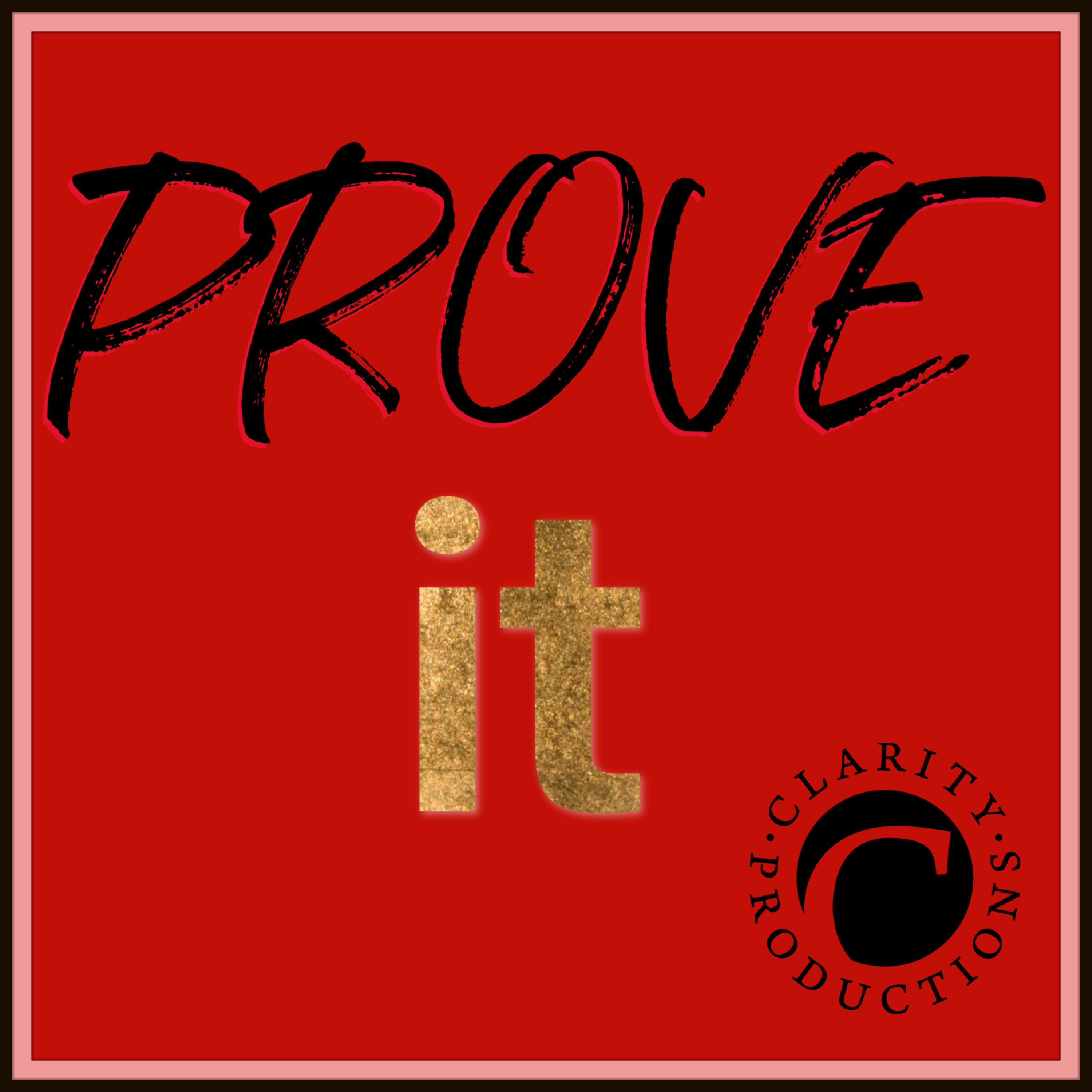 PROVE it artwork