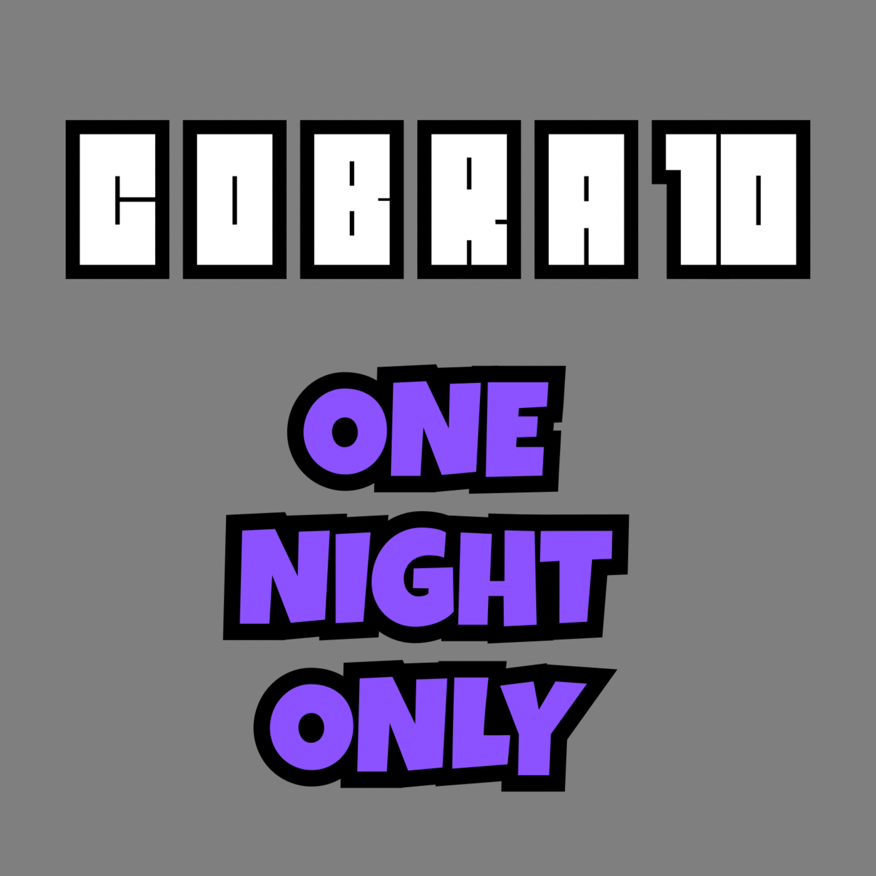 One Night Only artwork