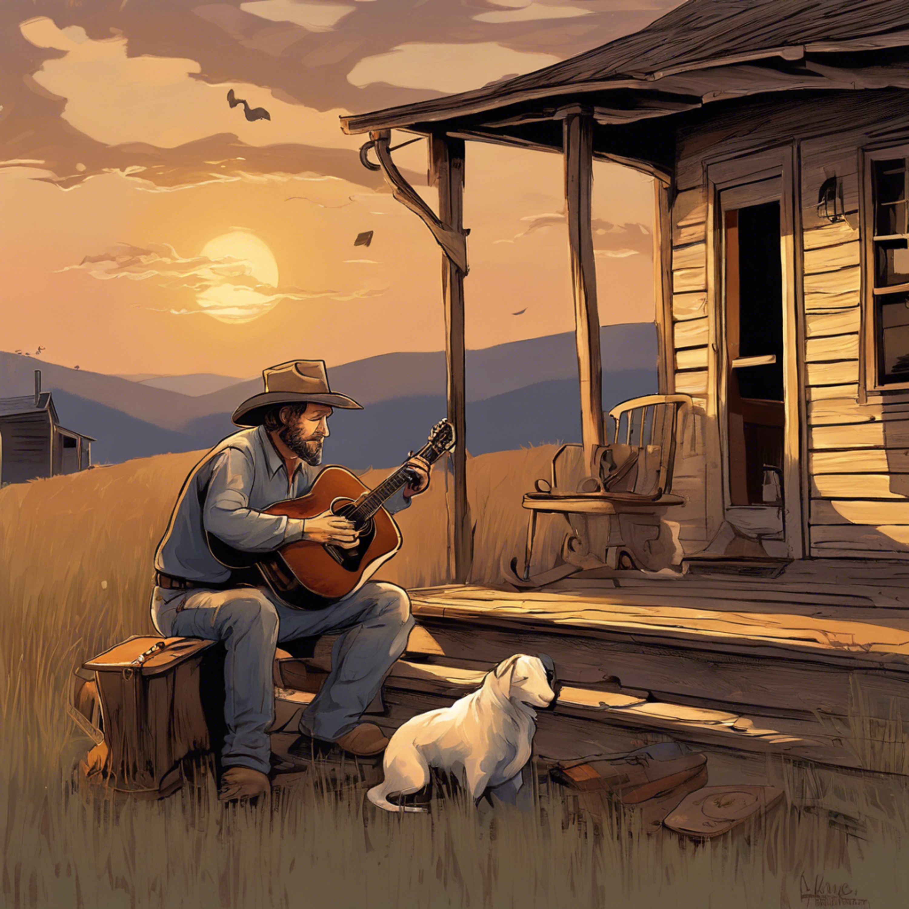 Counting Blessings In The Shadows artwork