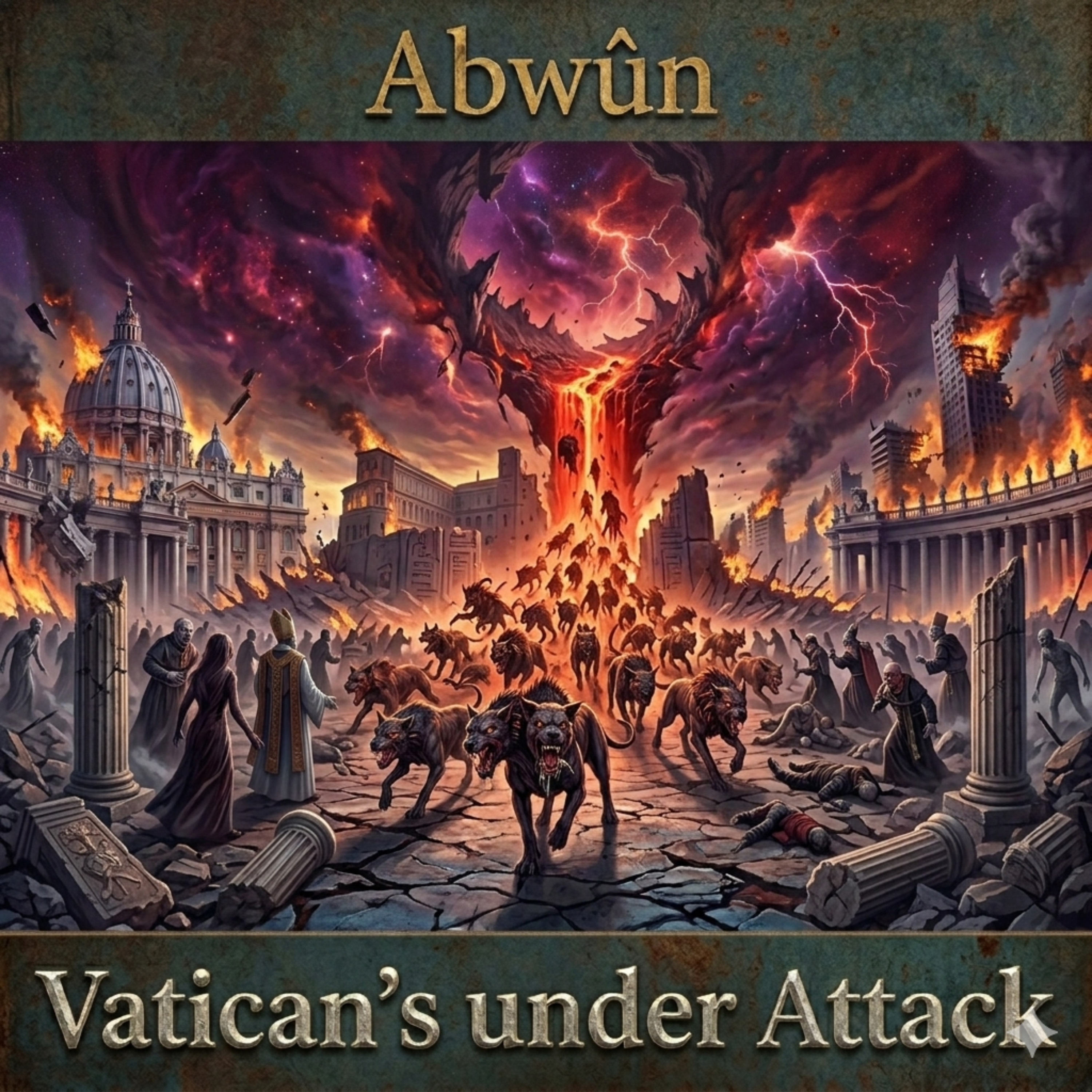 Vatican’s under Attack artwork