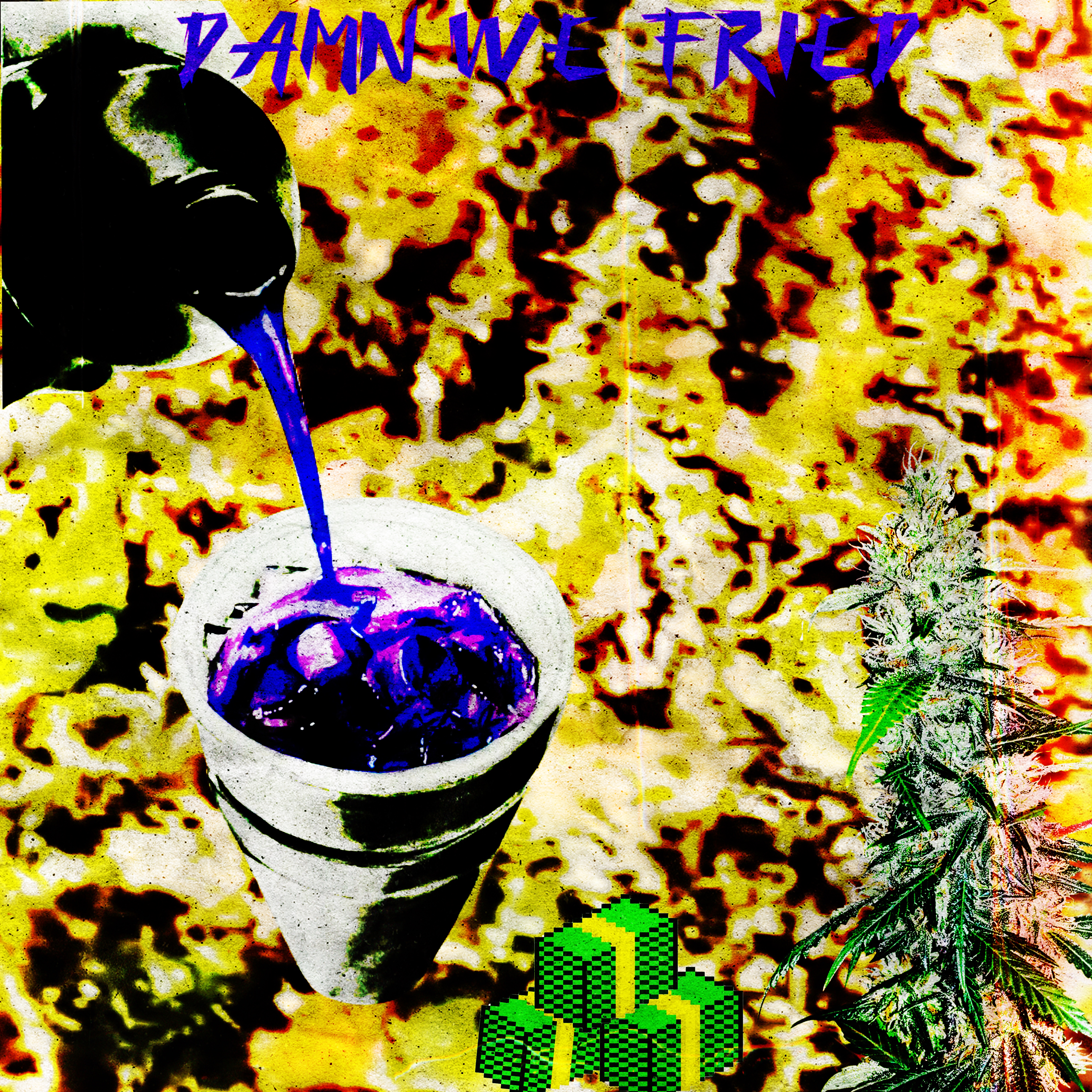 DAMN WE FRIED artwork