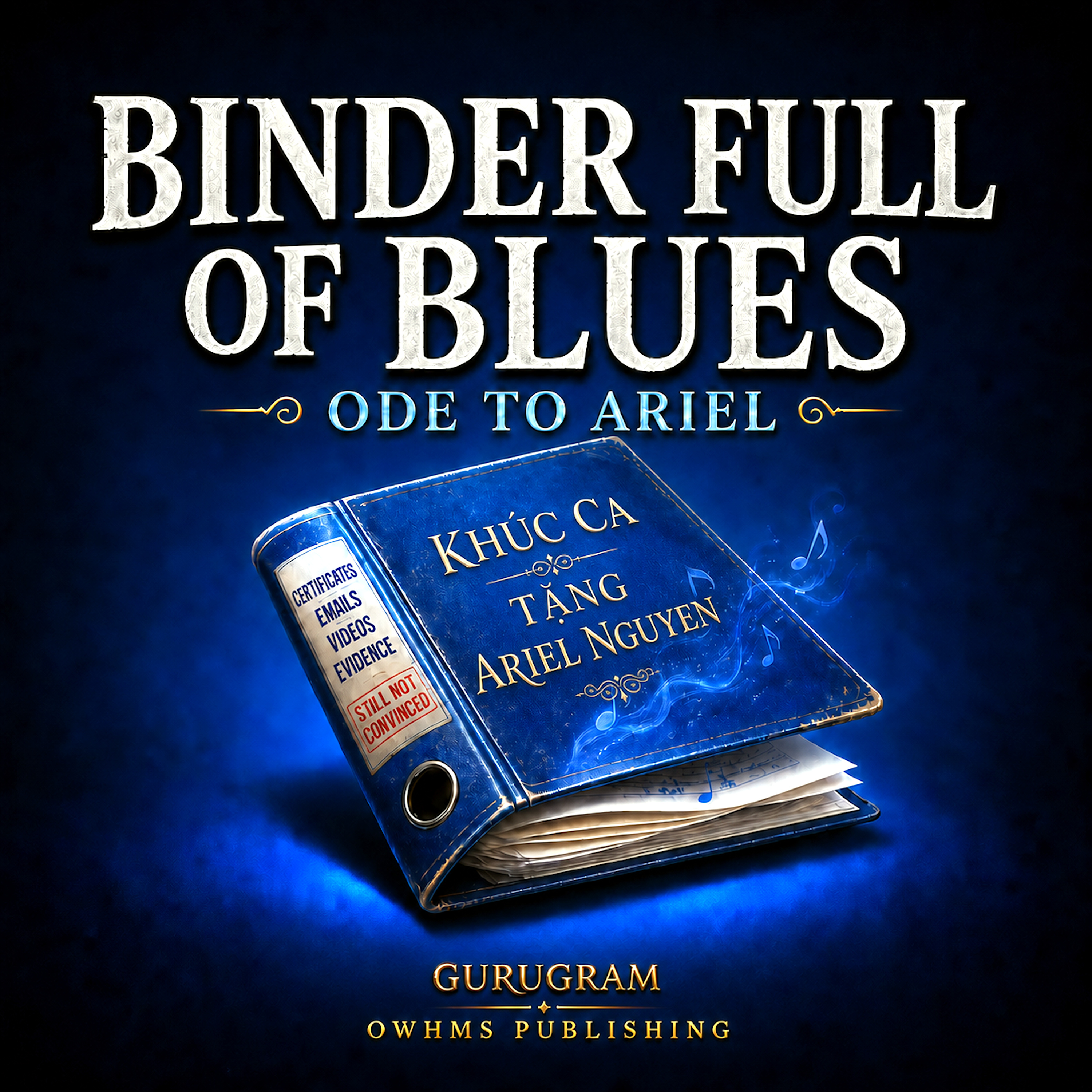 BINDER FULL OF BLUES (ODE TO ARIEL) artwork