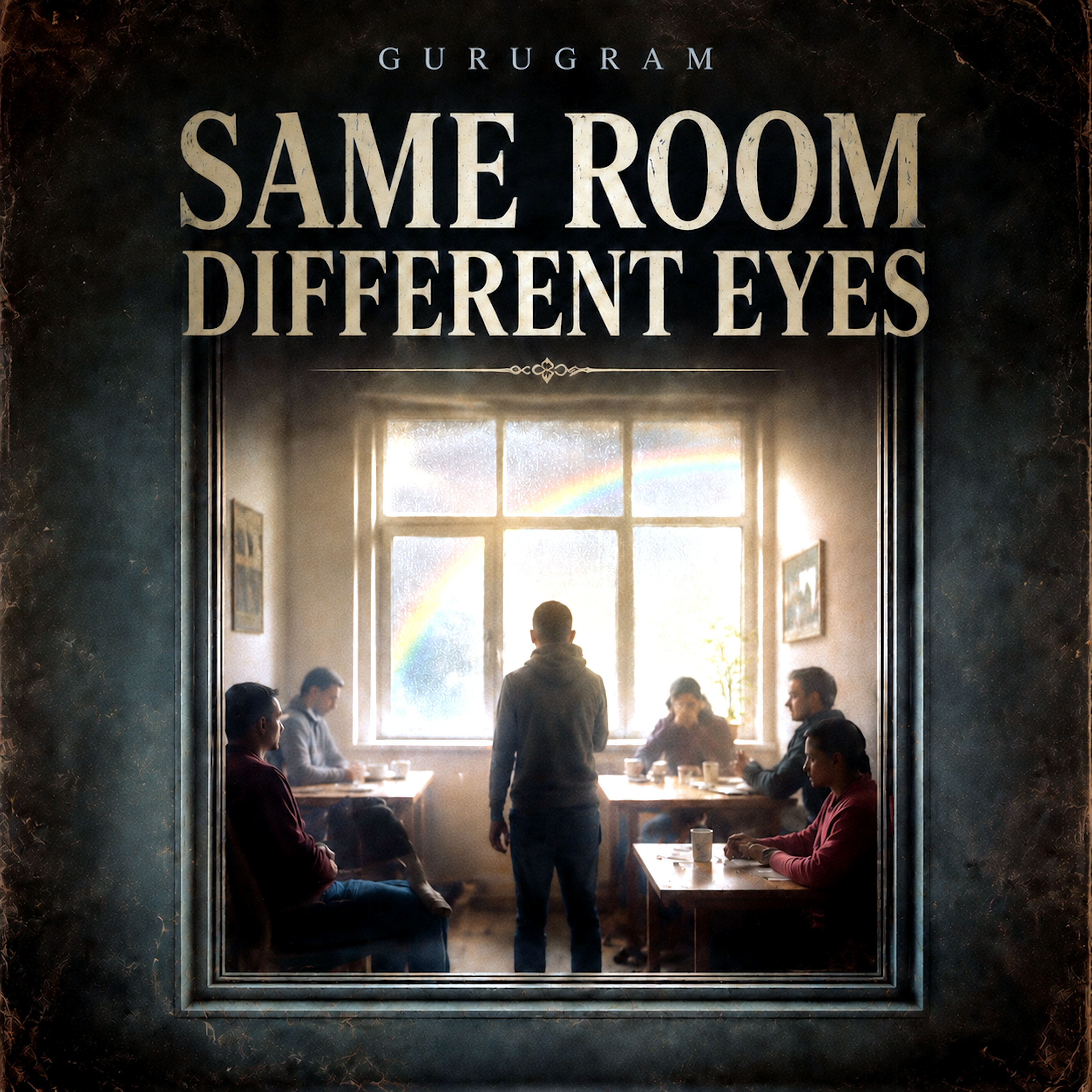 SAME ROOM DIFFERENT EYES by GURUGRAM cover art