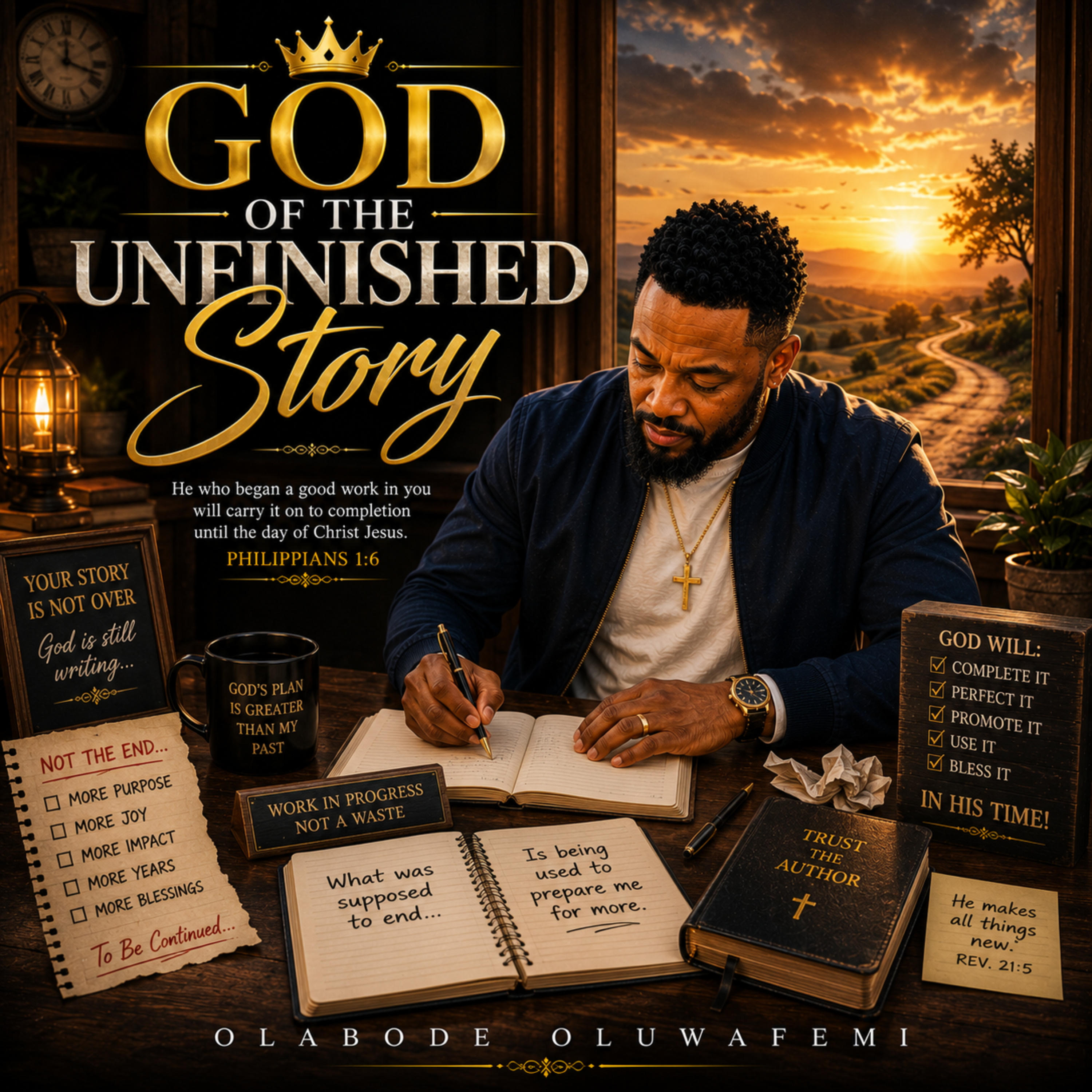 God of the Unfinished Story by olabode oluwafemi cover art