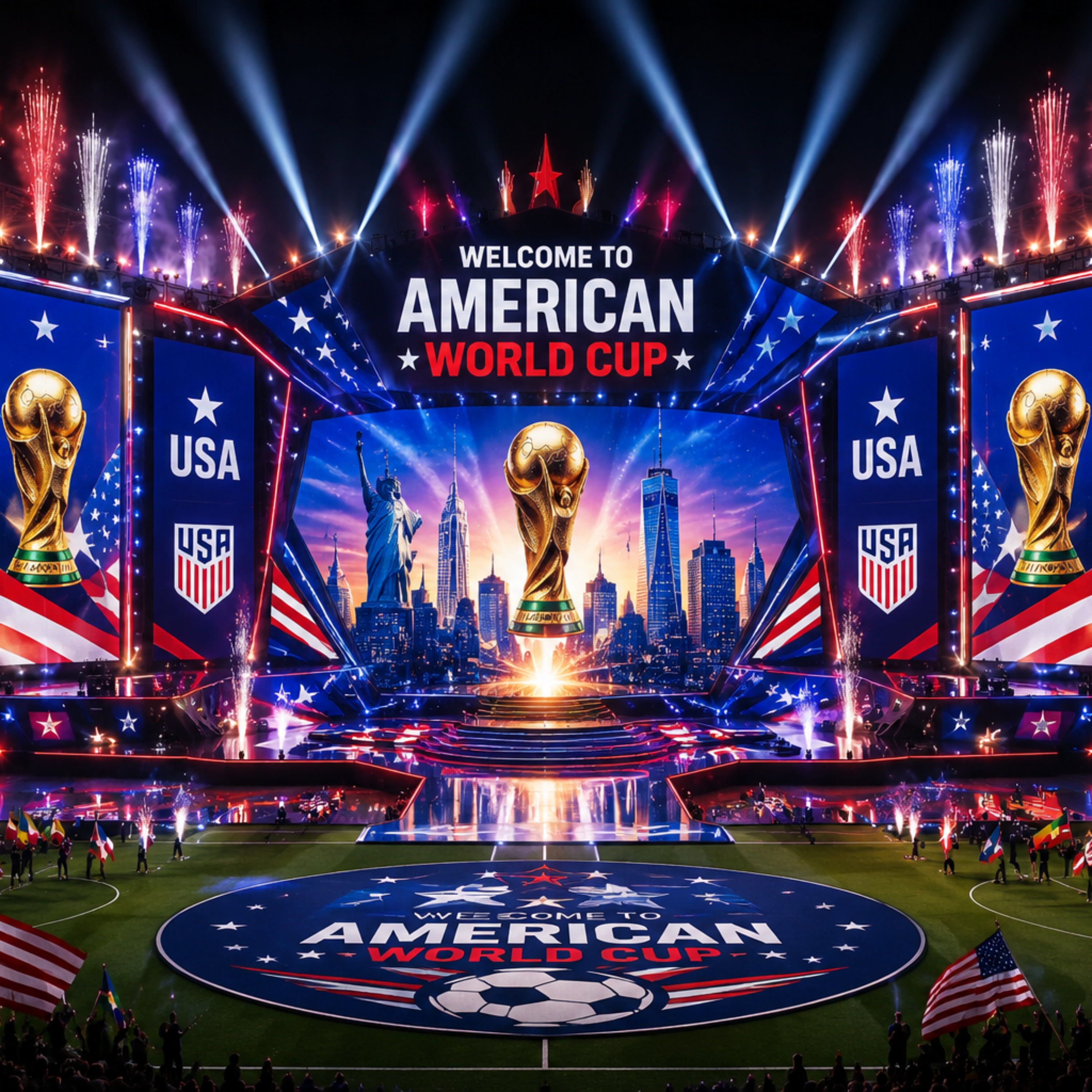 WELCOME TO AMERICAN WORLD CUP by QDP cover art