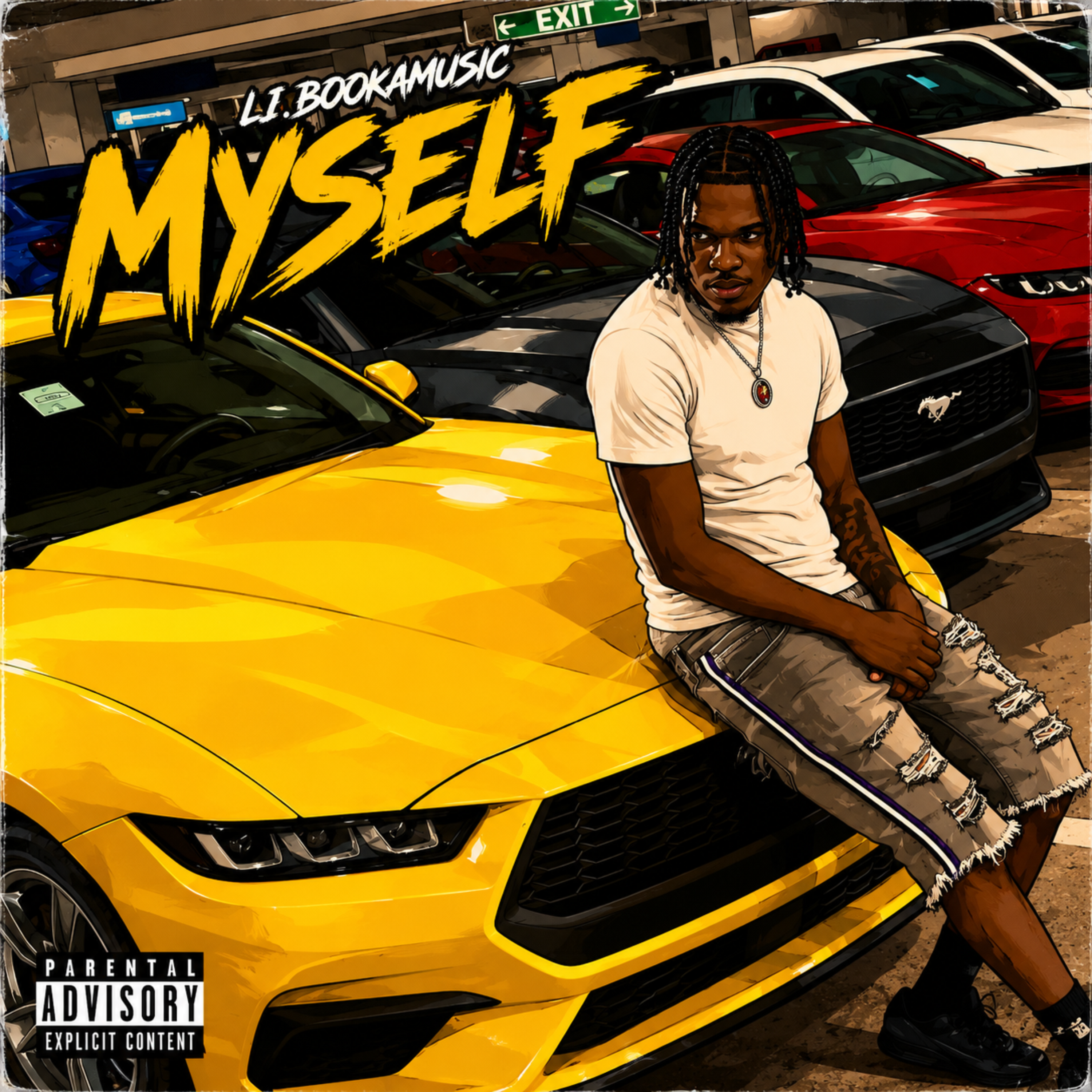 Myself by Li. Booka cover art