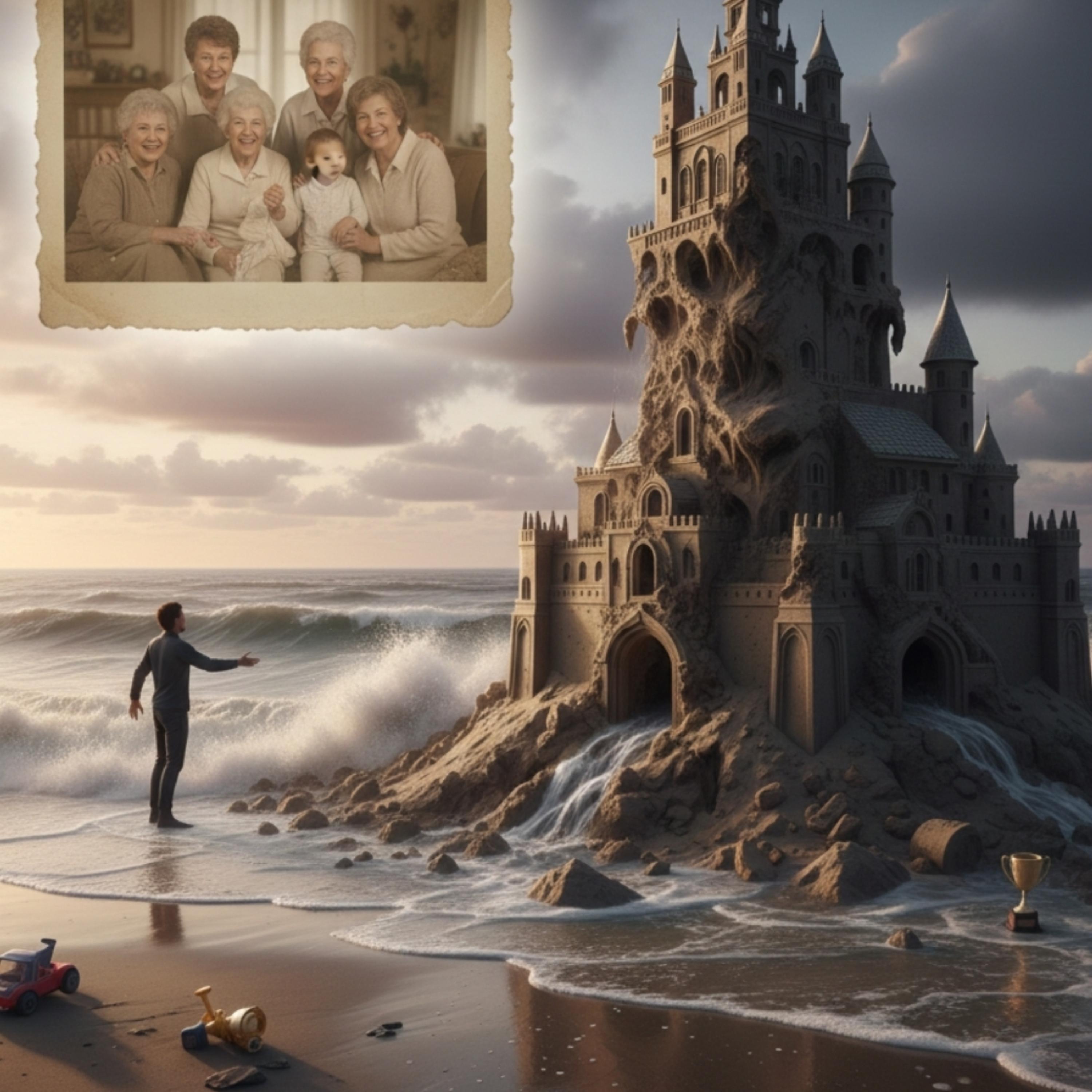 Castelo de areia e a voz que ficou artwork
