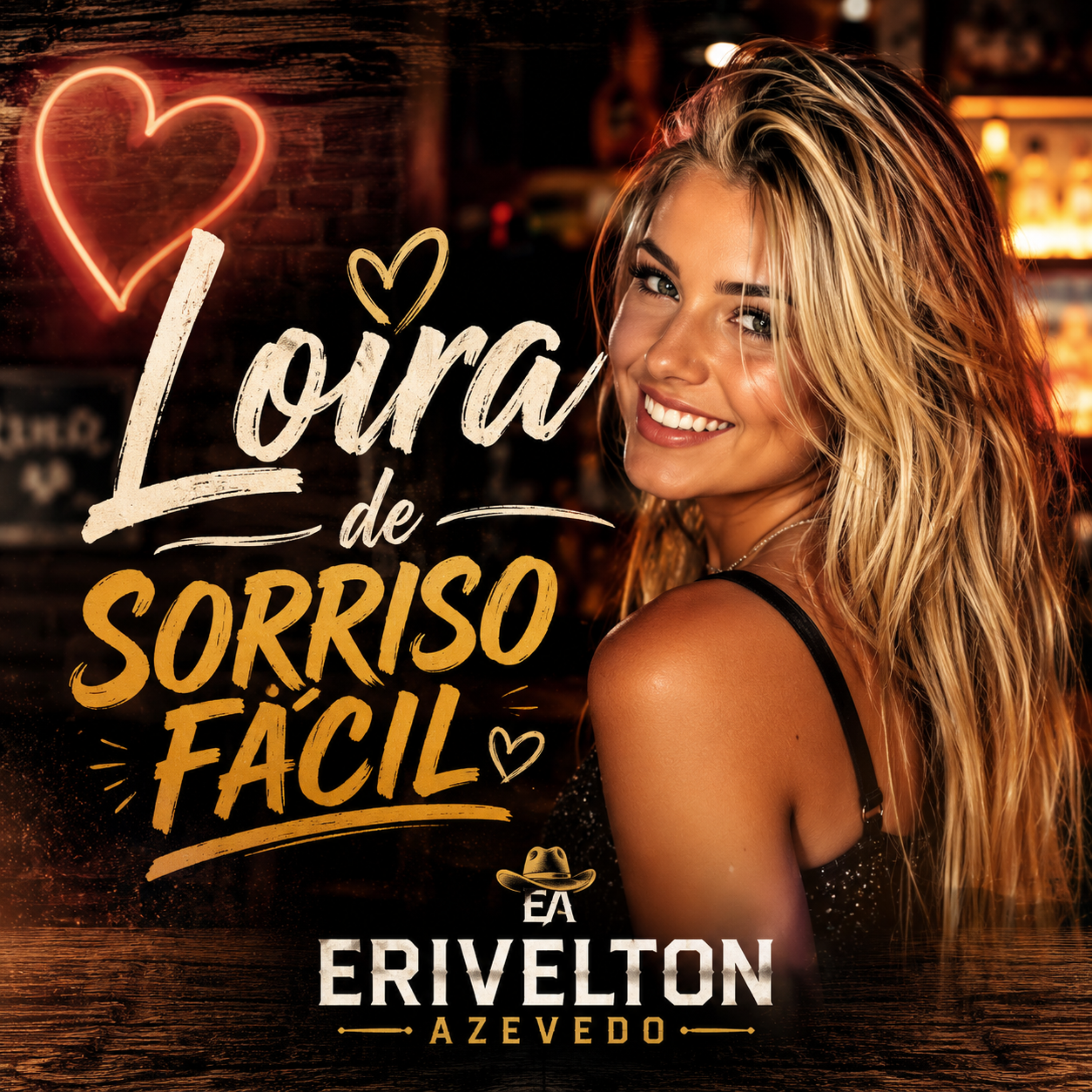 Loira de sorriso fácil by Erivelton Azevedo cover art