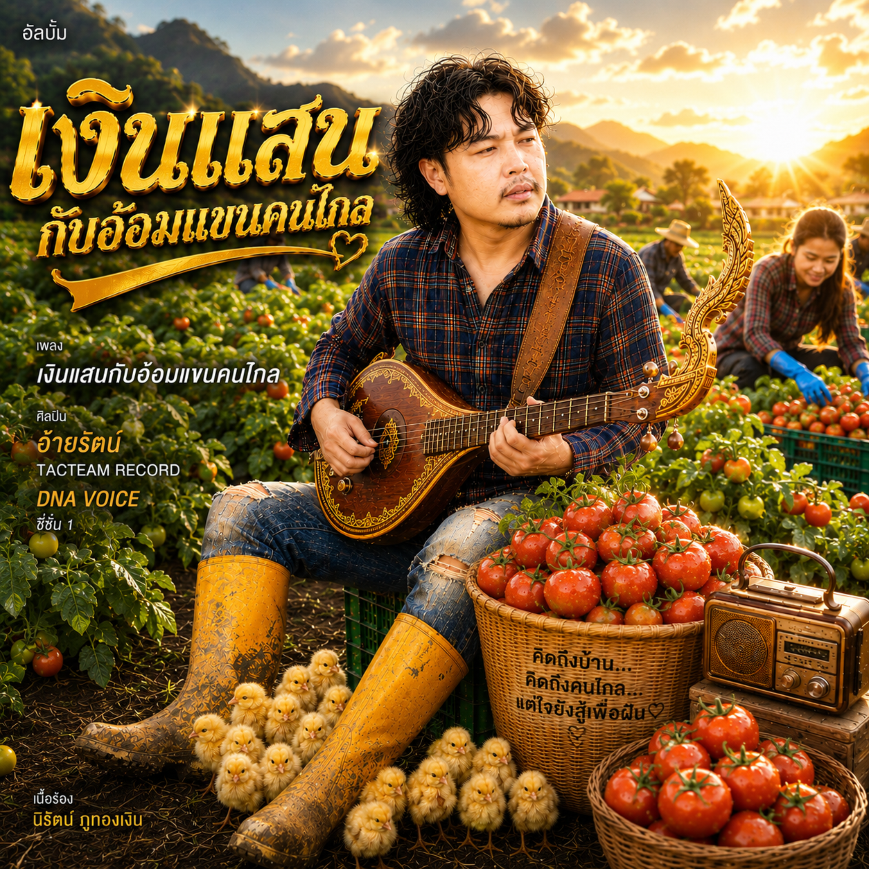 เงินแสนกับอ้อมแขนคนไกล by Nirat Poothongngern cover art