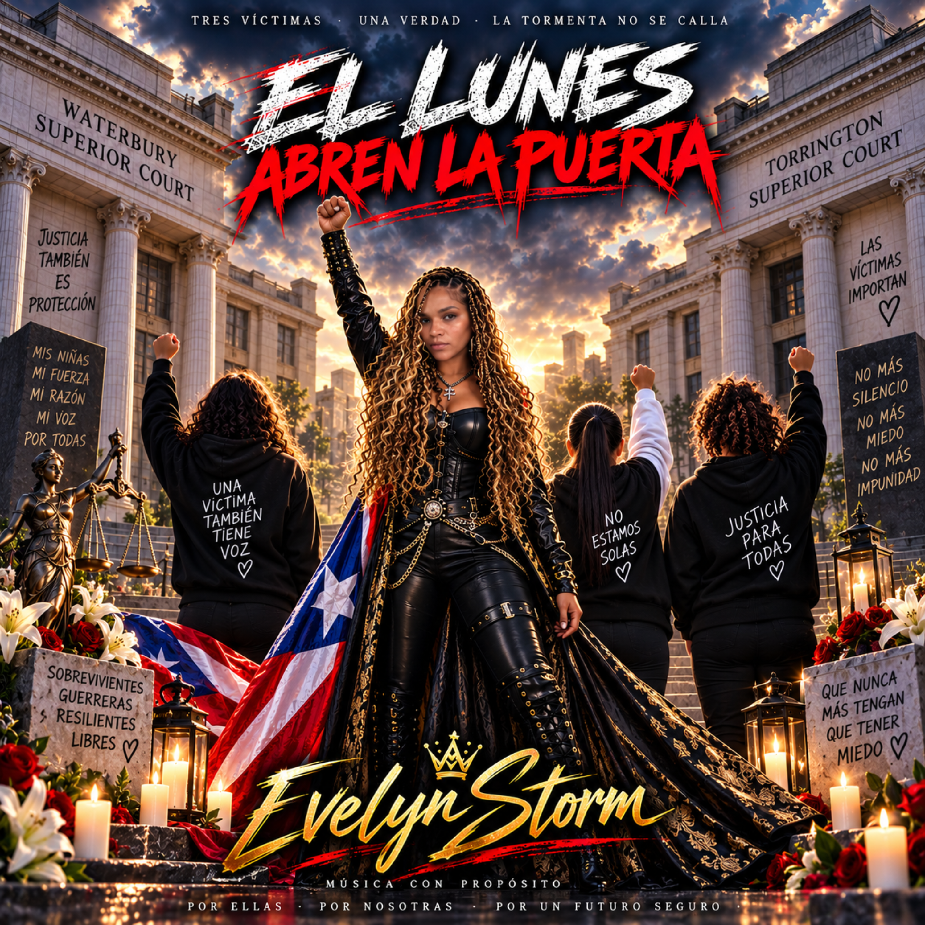 El Lunes Abren La Puerta by Evelyn Storm cover art