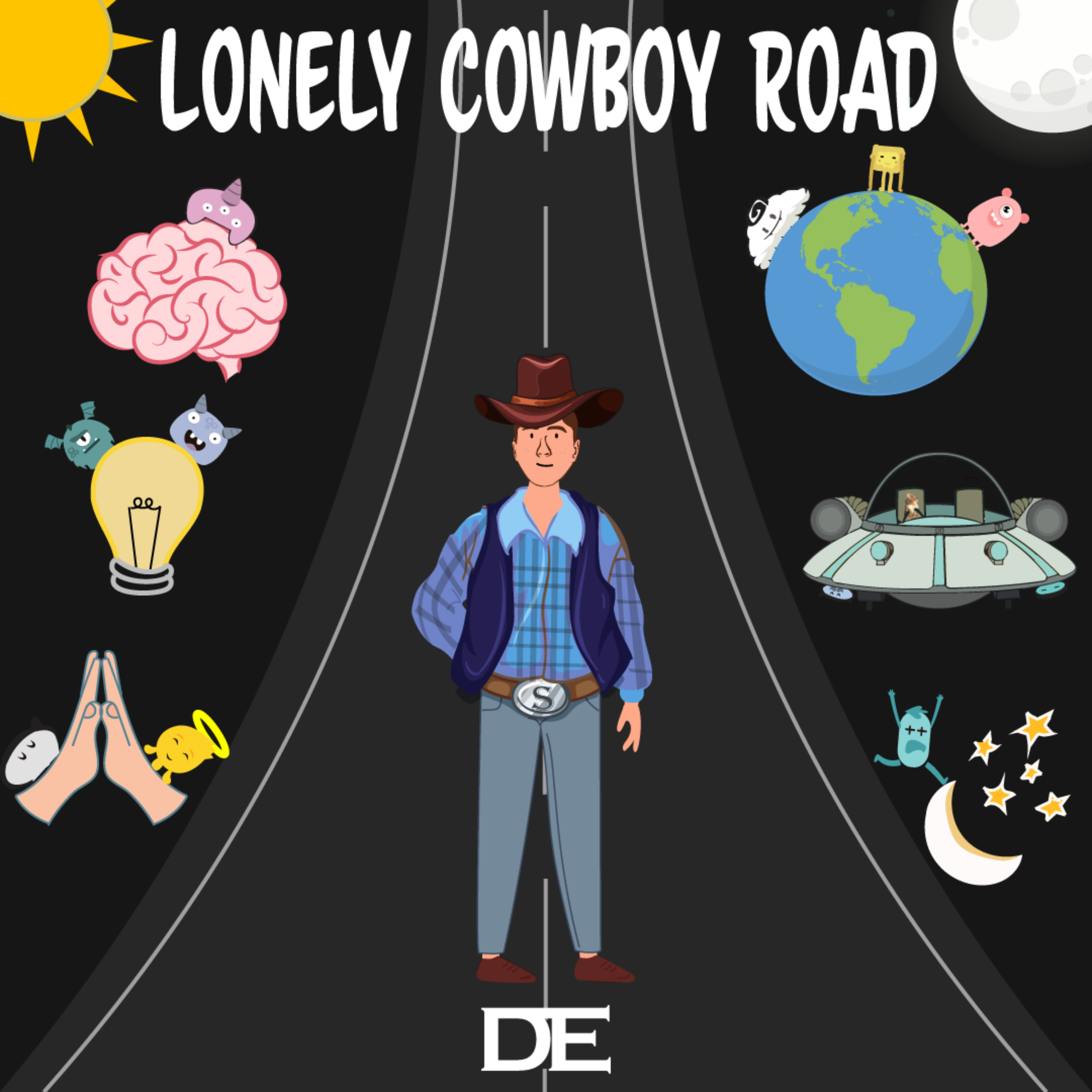 LONELY COWBOY ROAD artwork