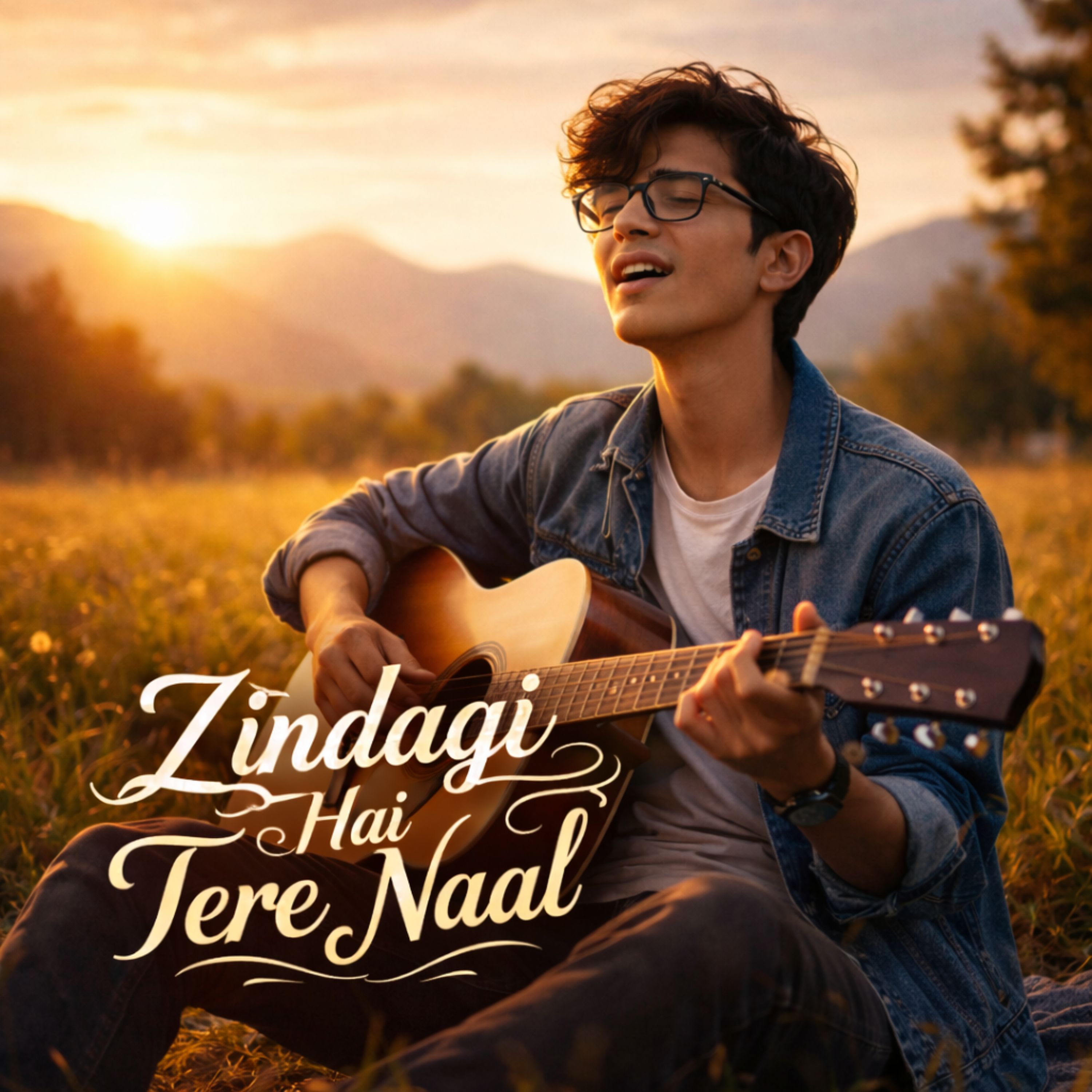 Zindagi Hai Tere Naal by Malik Tayyab Official cover art