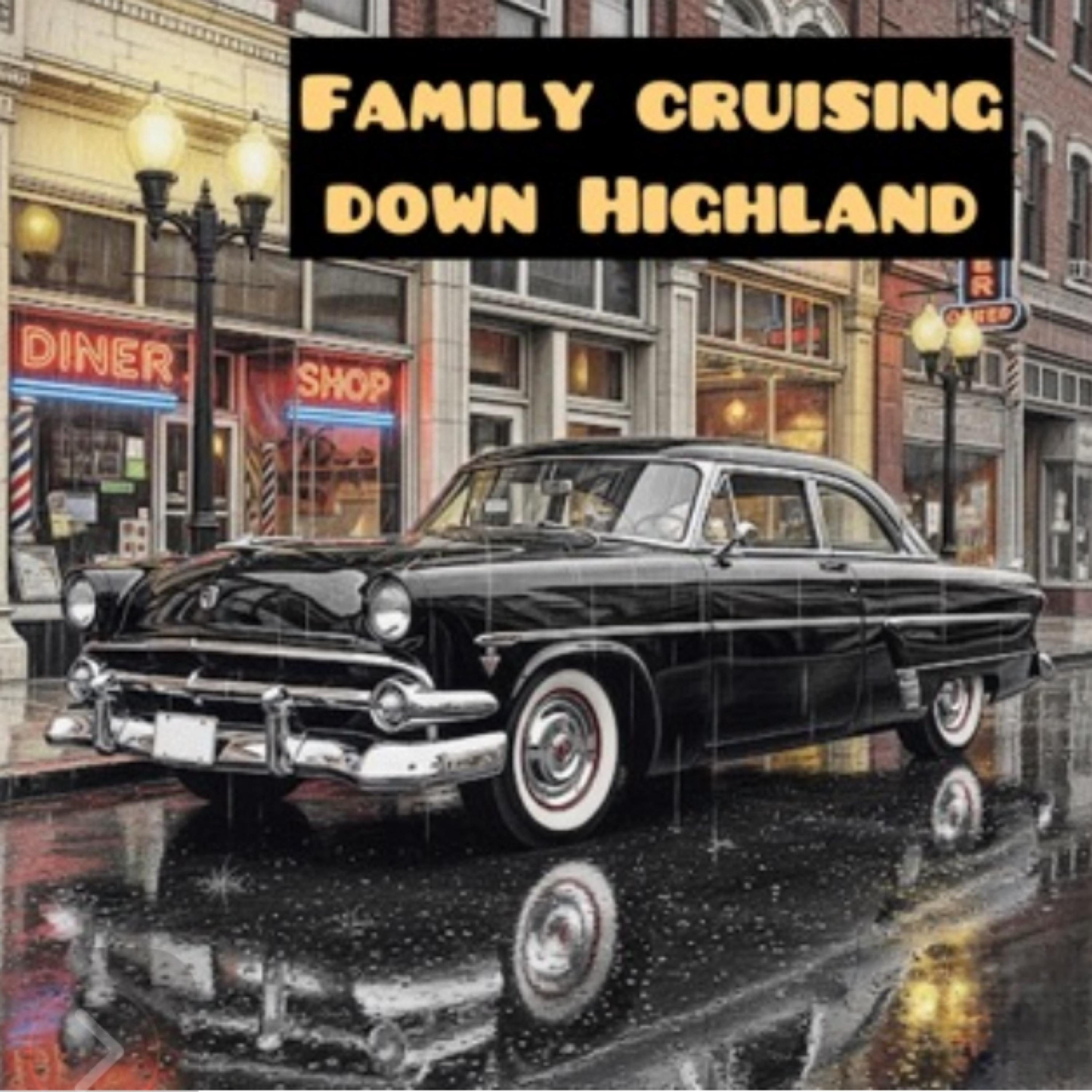 Family Cruising Down High artwork