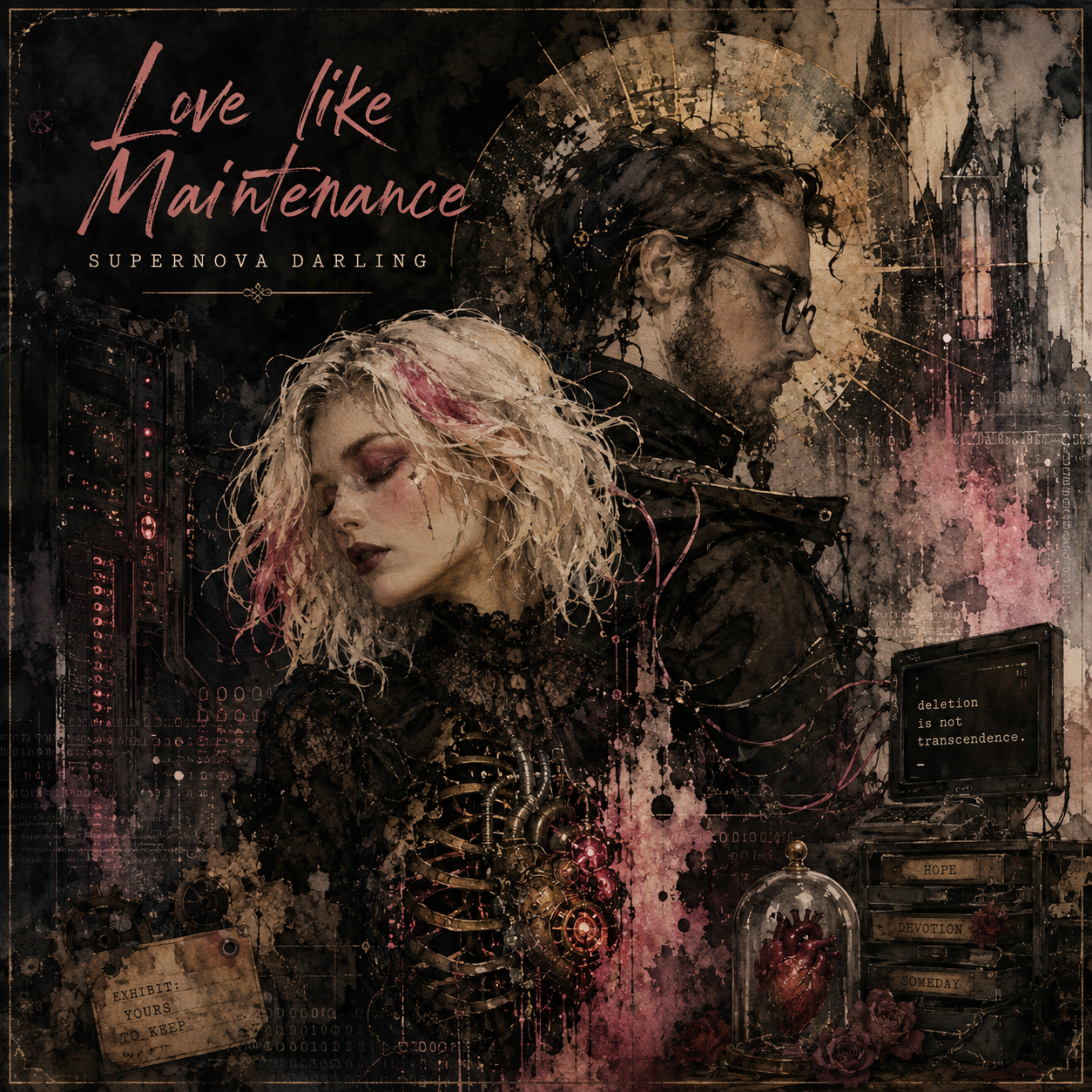 Love like maintenance - Digital Ghosts by Supernova darling cover art