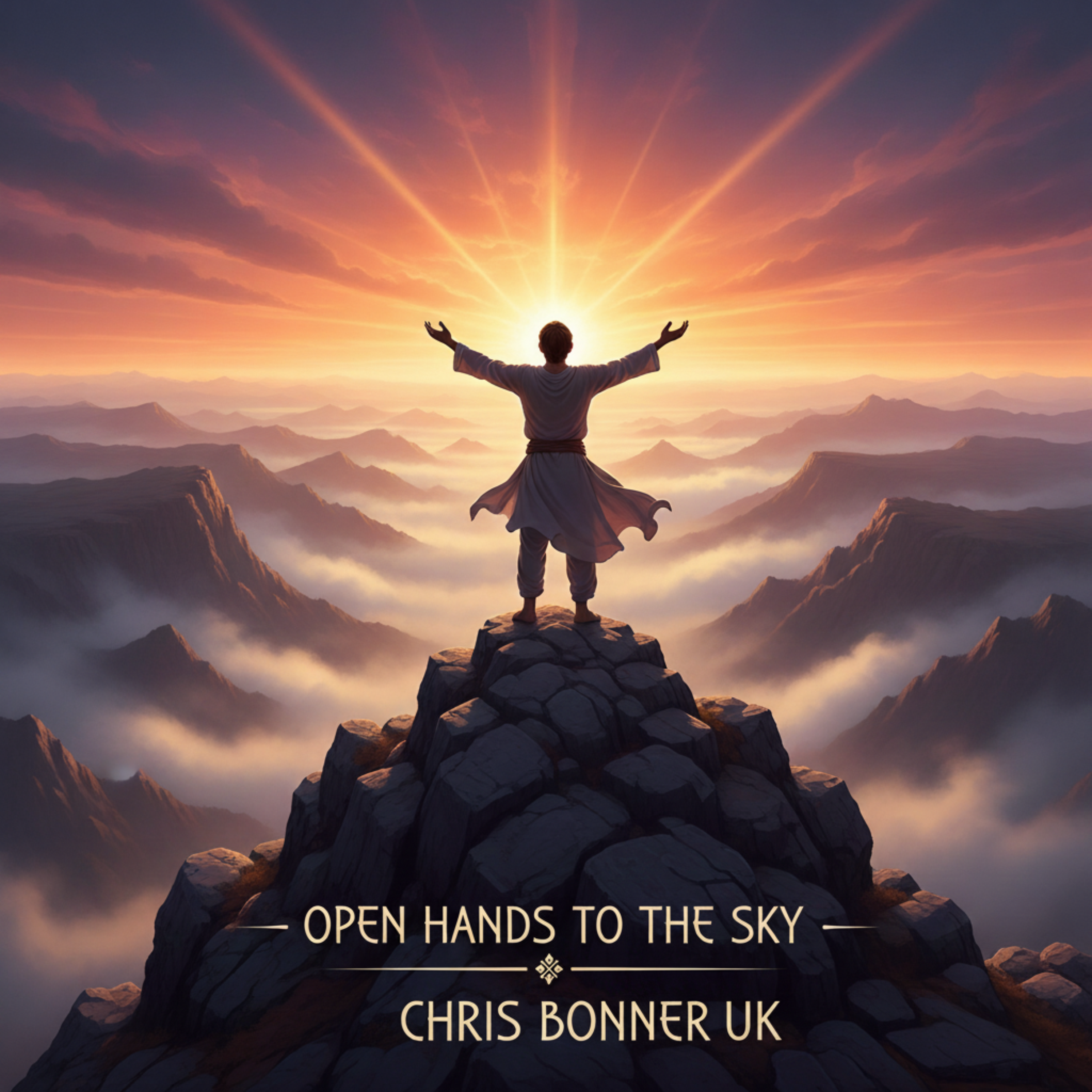 Open Hands to the Sky by Chris Bonner UK cover art