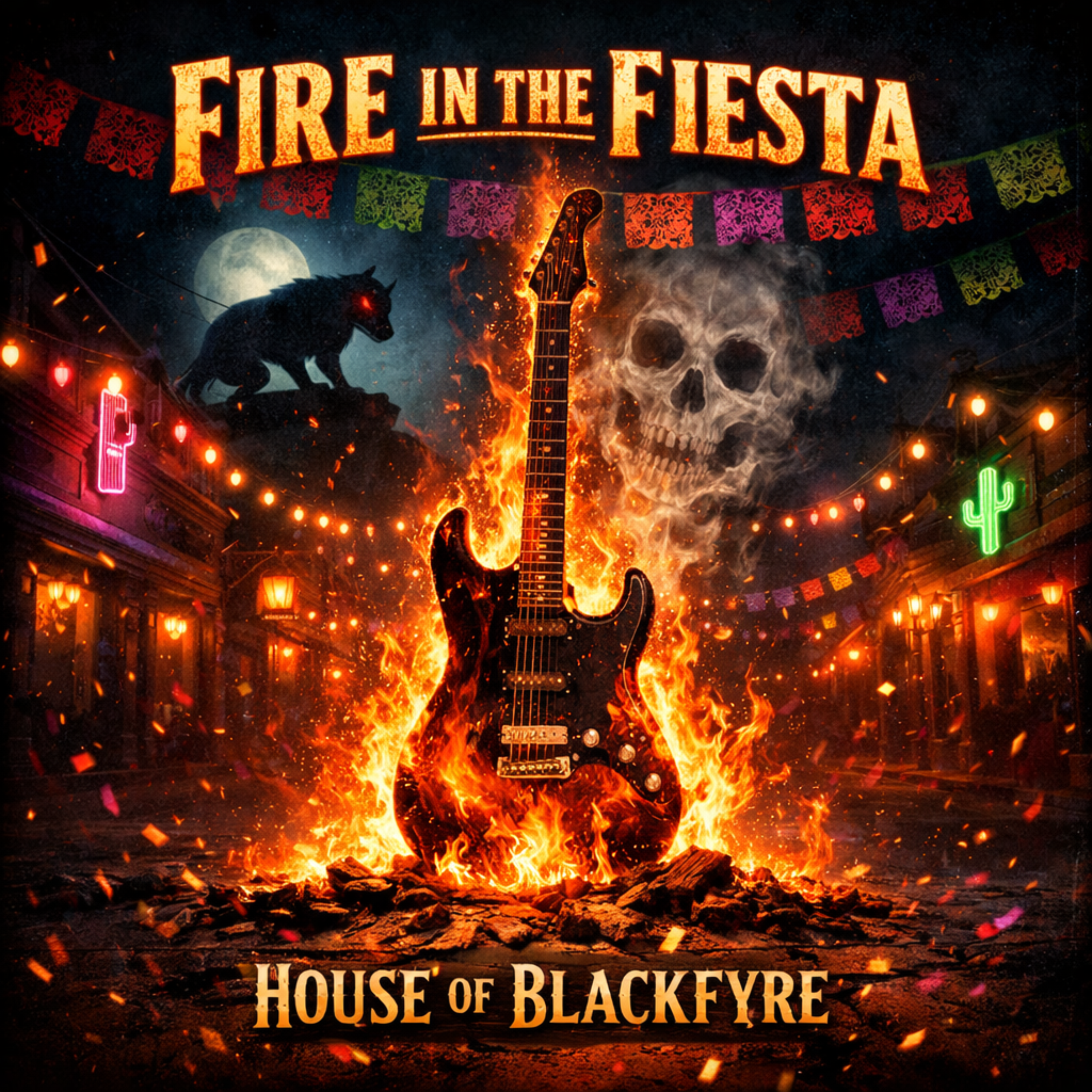 Fire in the Fiesta artwork